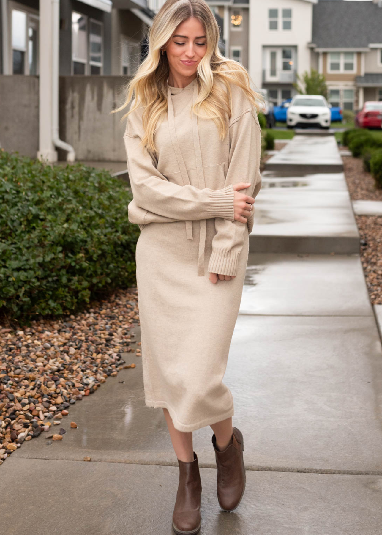 Lori Taupe Sweater