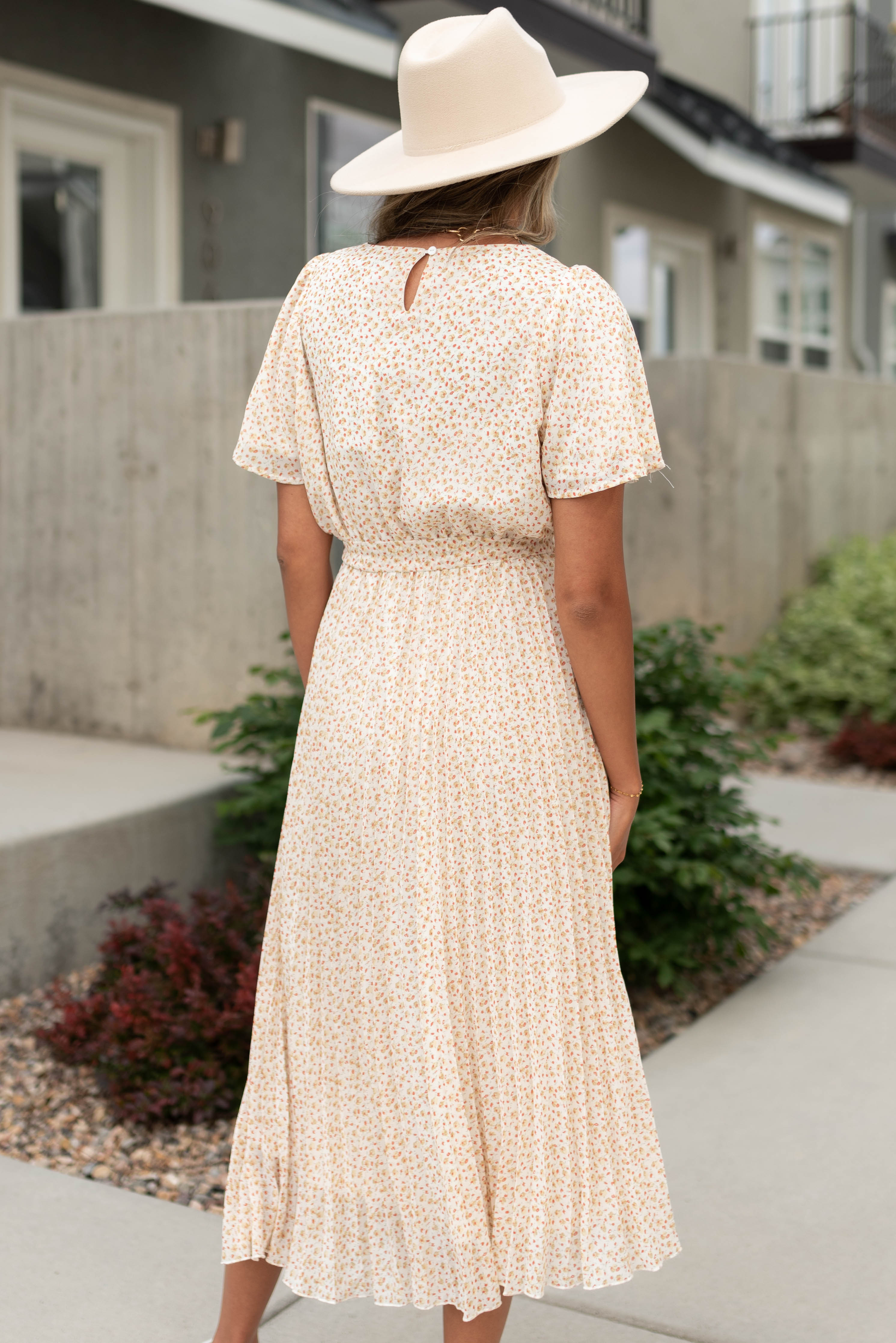 Lyanna Ivory Floral Dress