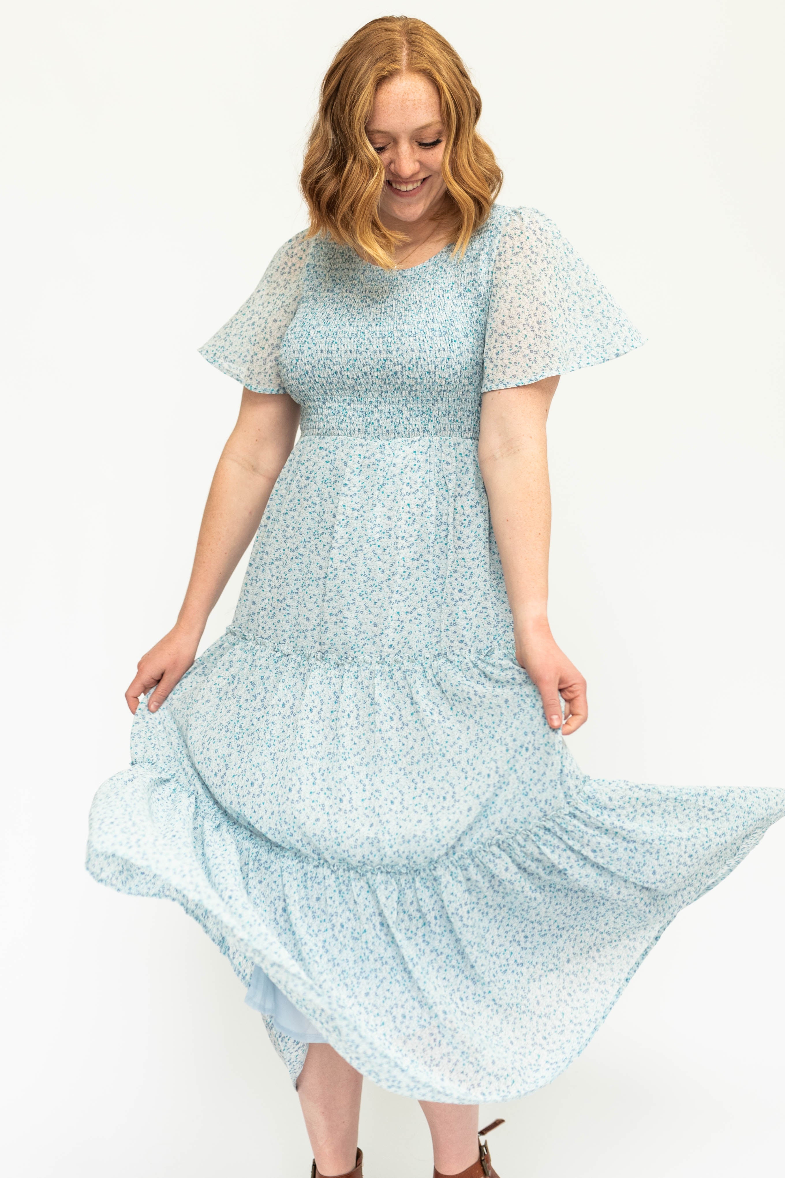Lynn Blue Iris Dress