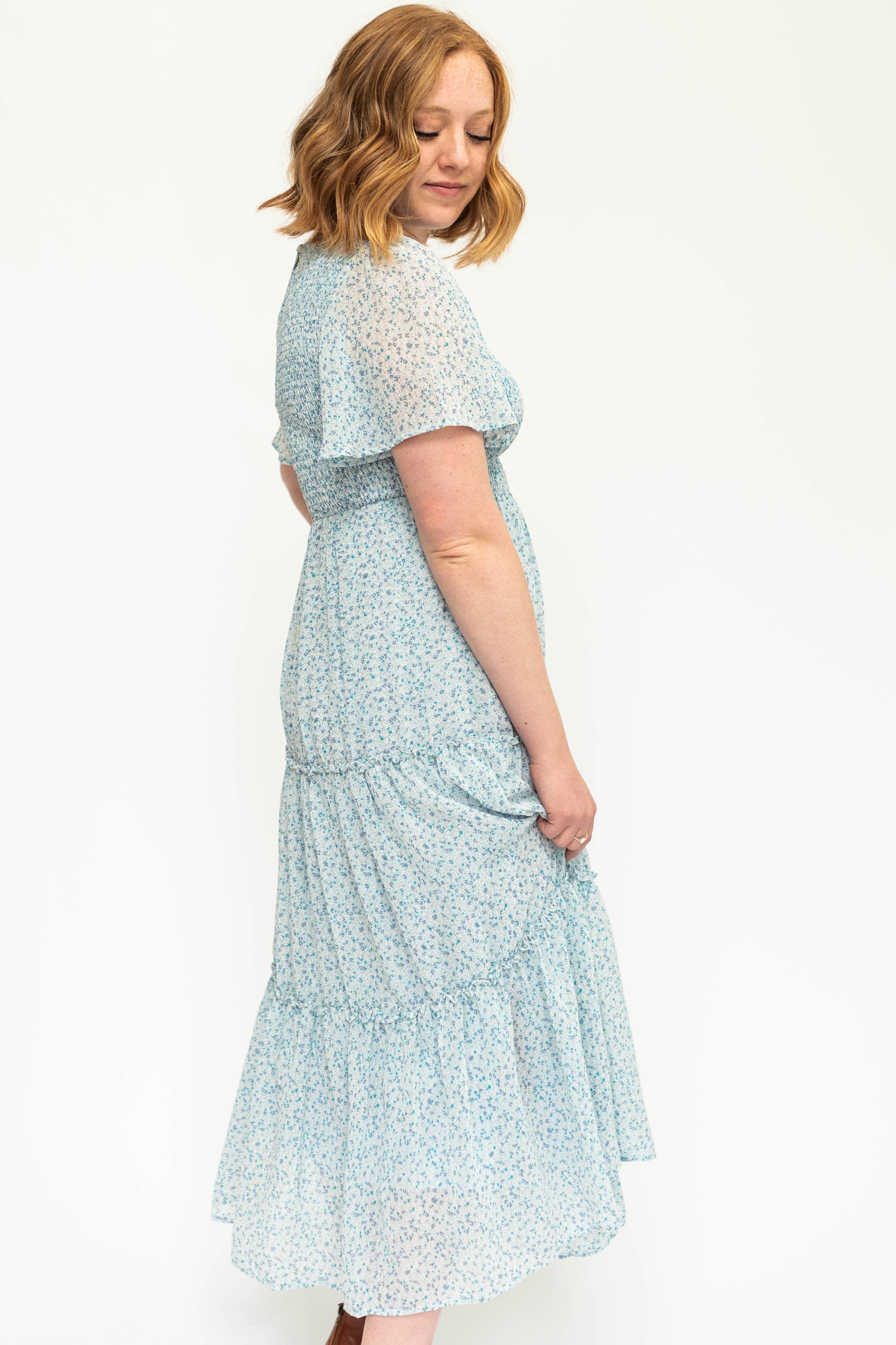 Lynn Blue Iris Dress