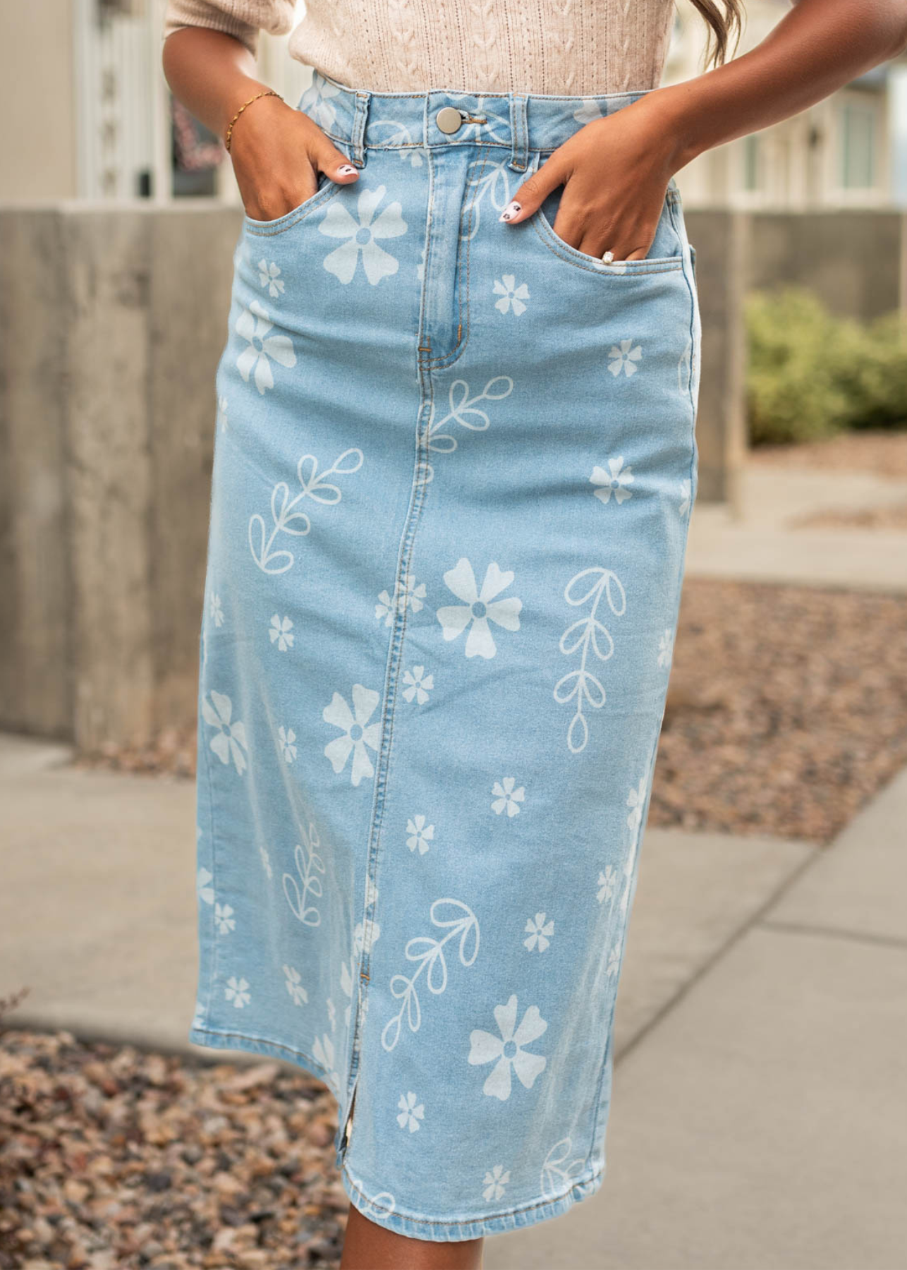 Madalynn Denim Skirt