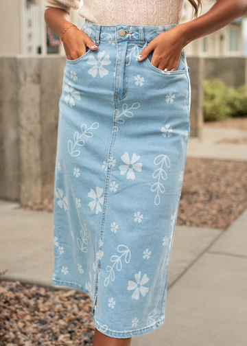 Madalynn Denim Skirt