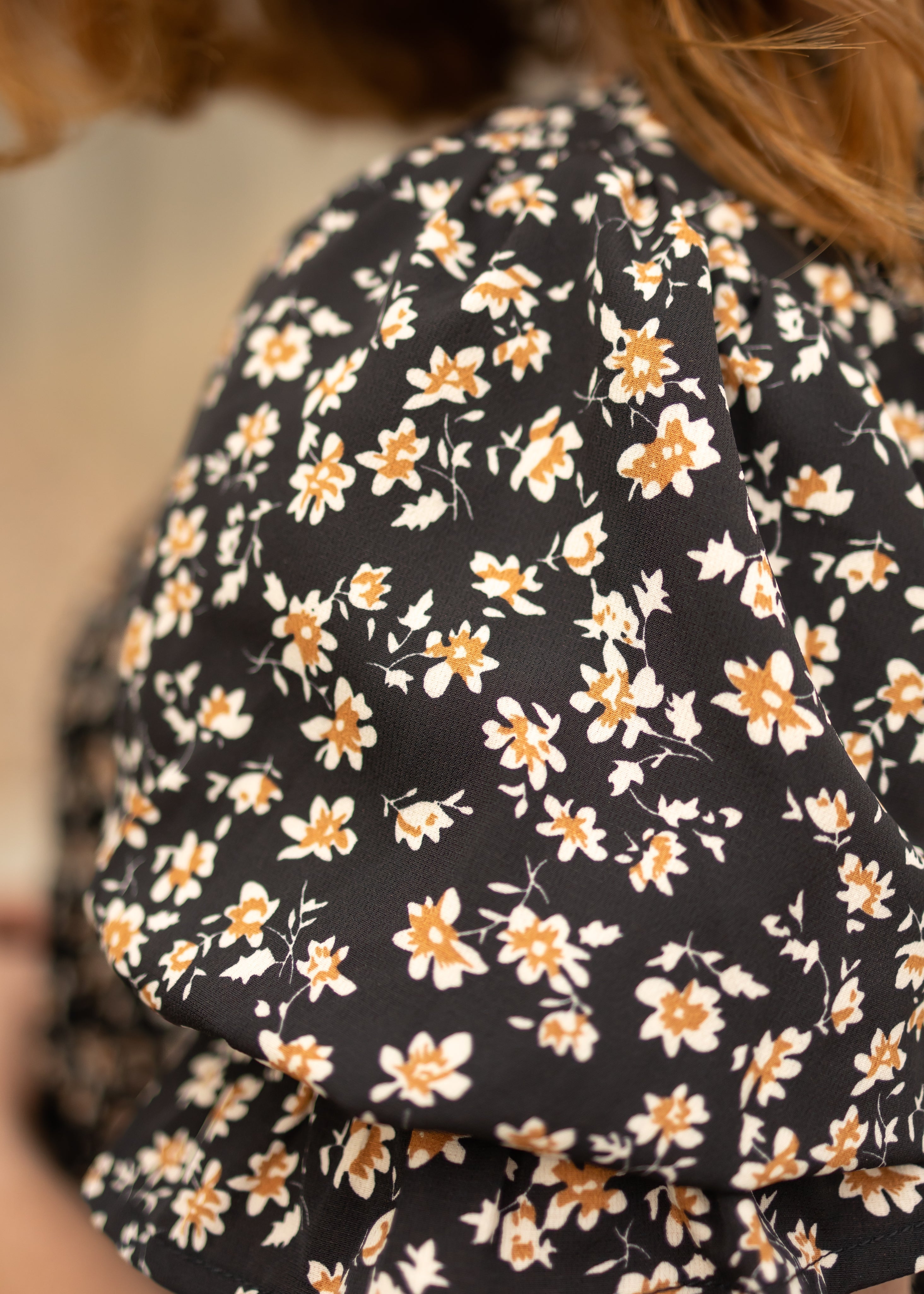 Maisie Black Floral Dress