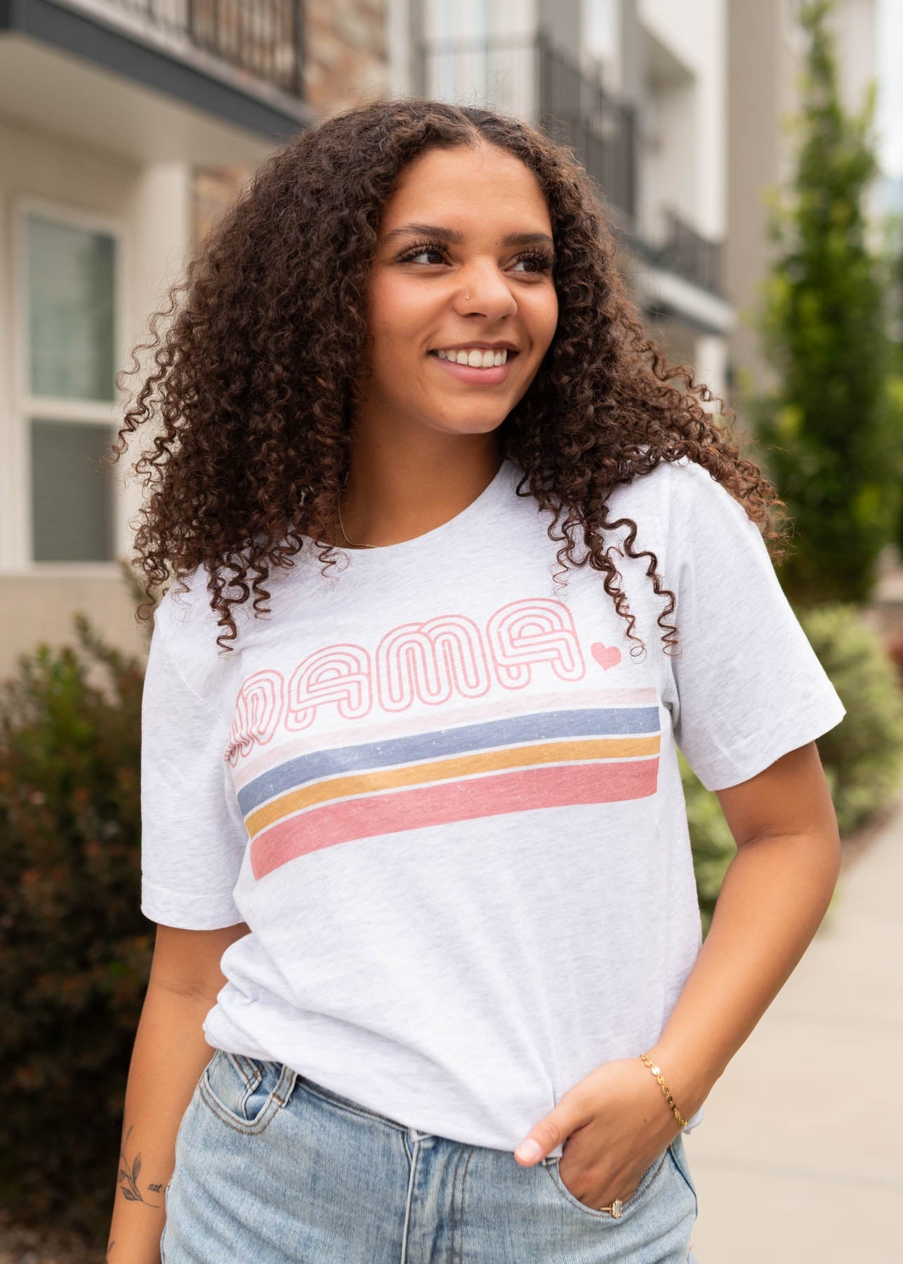 Mama Ash Grey Tee