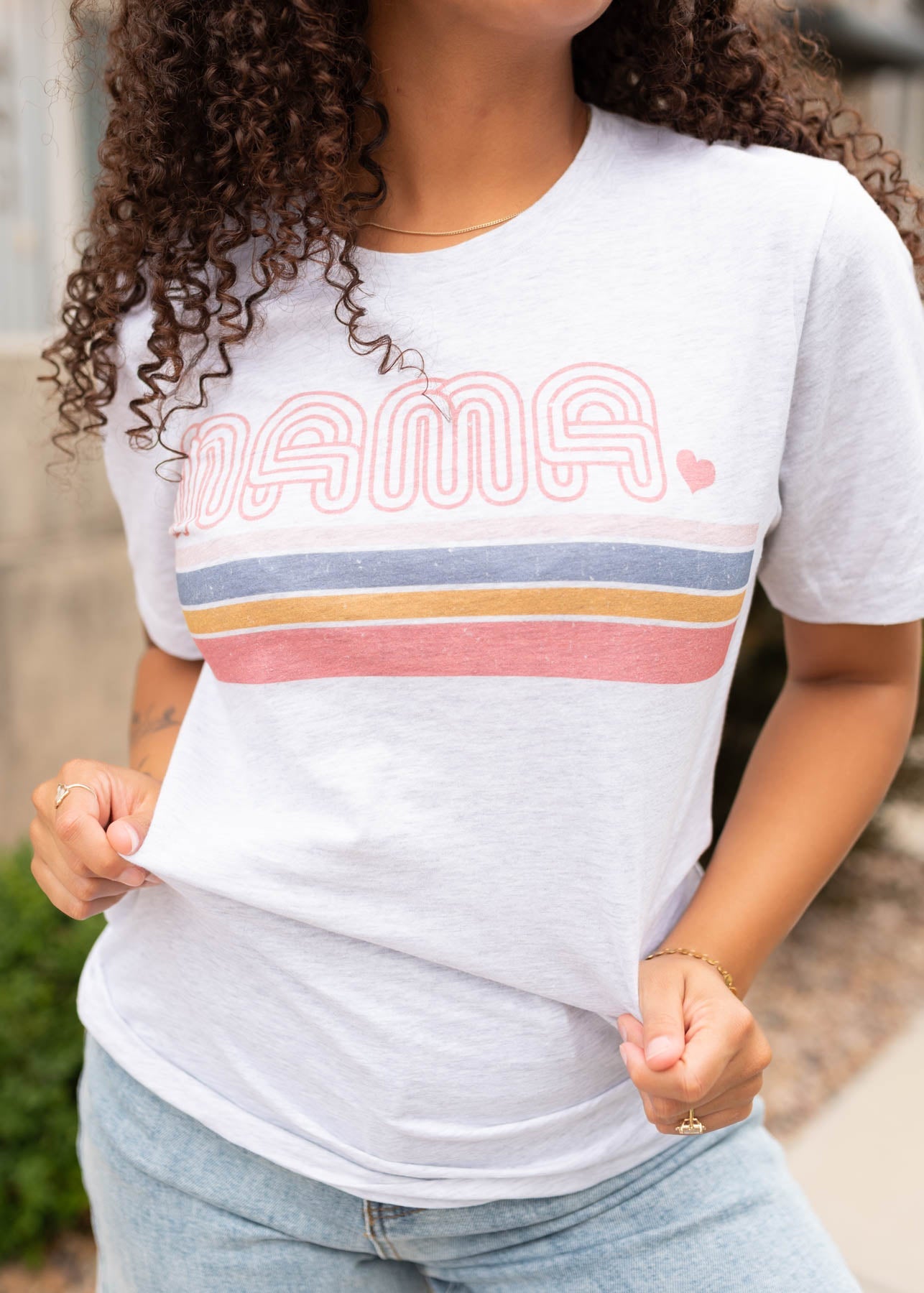 Mama Ash Grey Tee