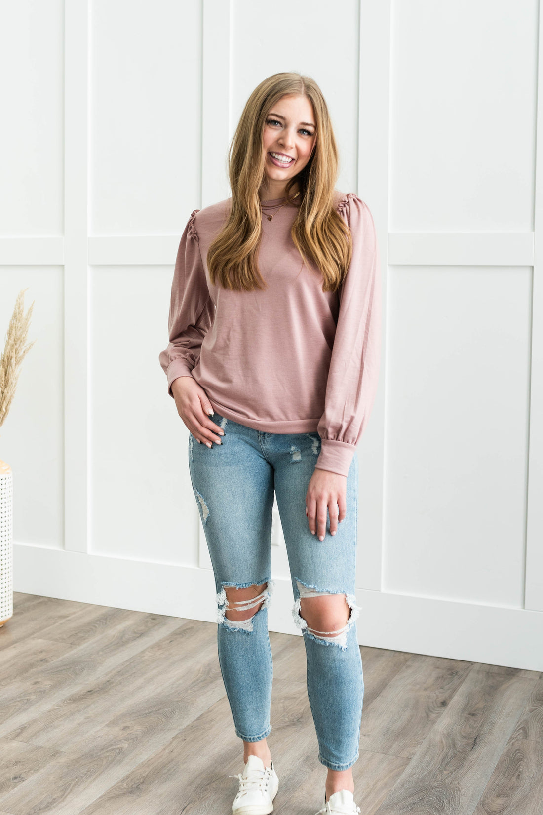 Mariella Mauve Top