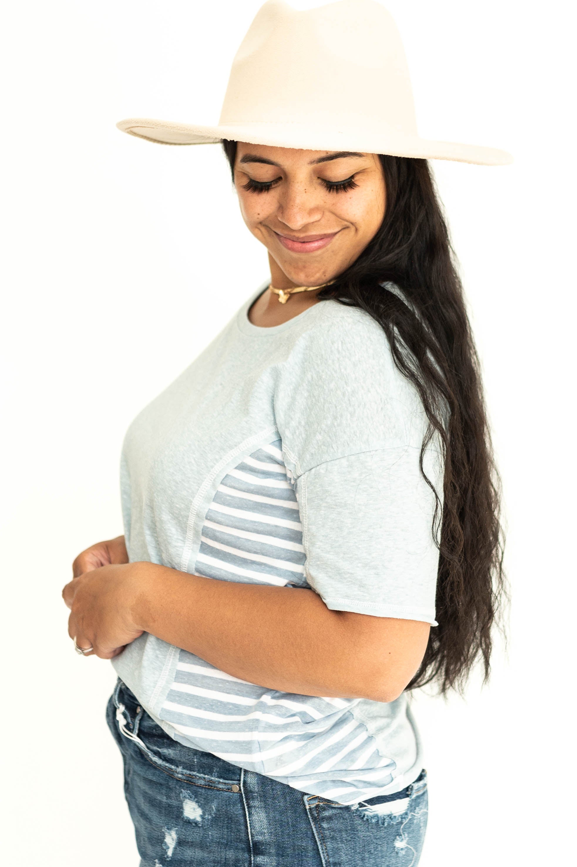 Matilda Soft Blue Top