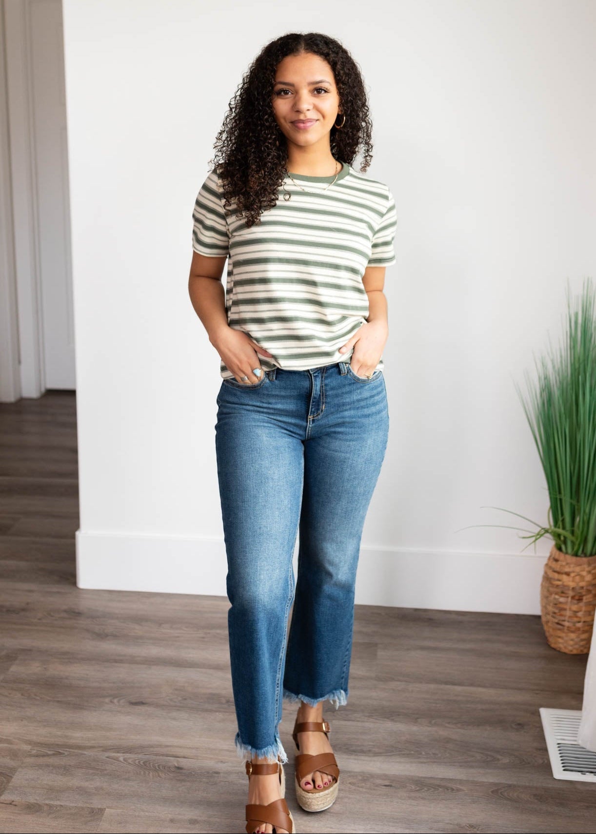 Meghan Jade Stripe Top