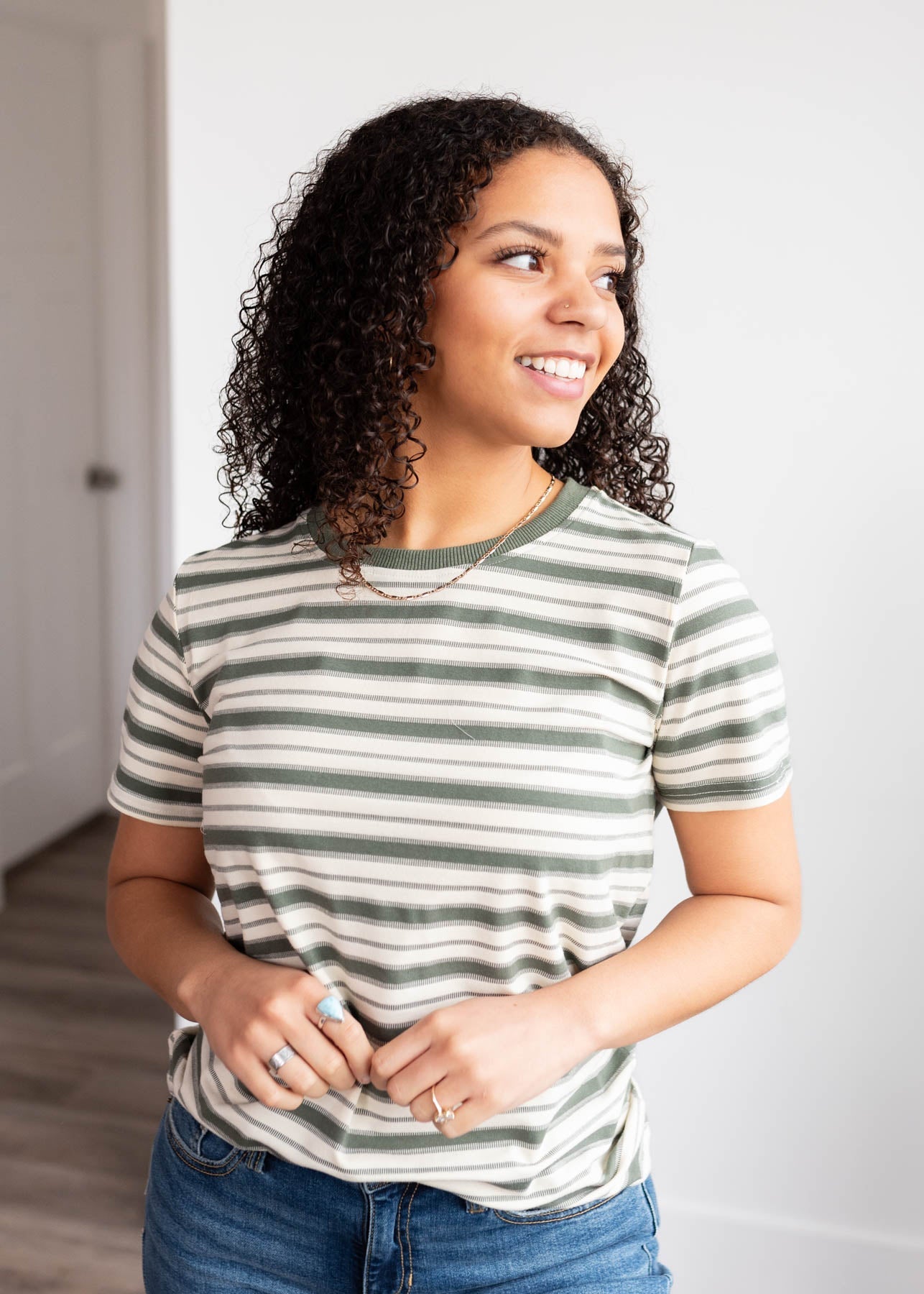 Meghan Jade Stripe Top