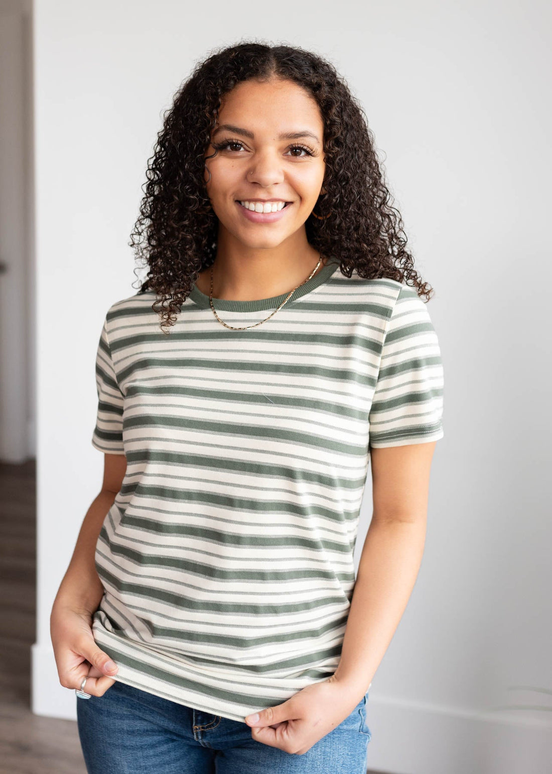 Meghan Jade Stripe Top