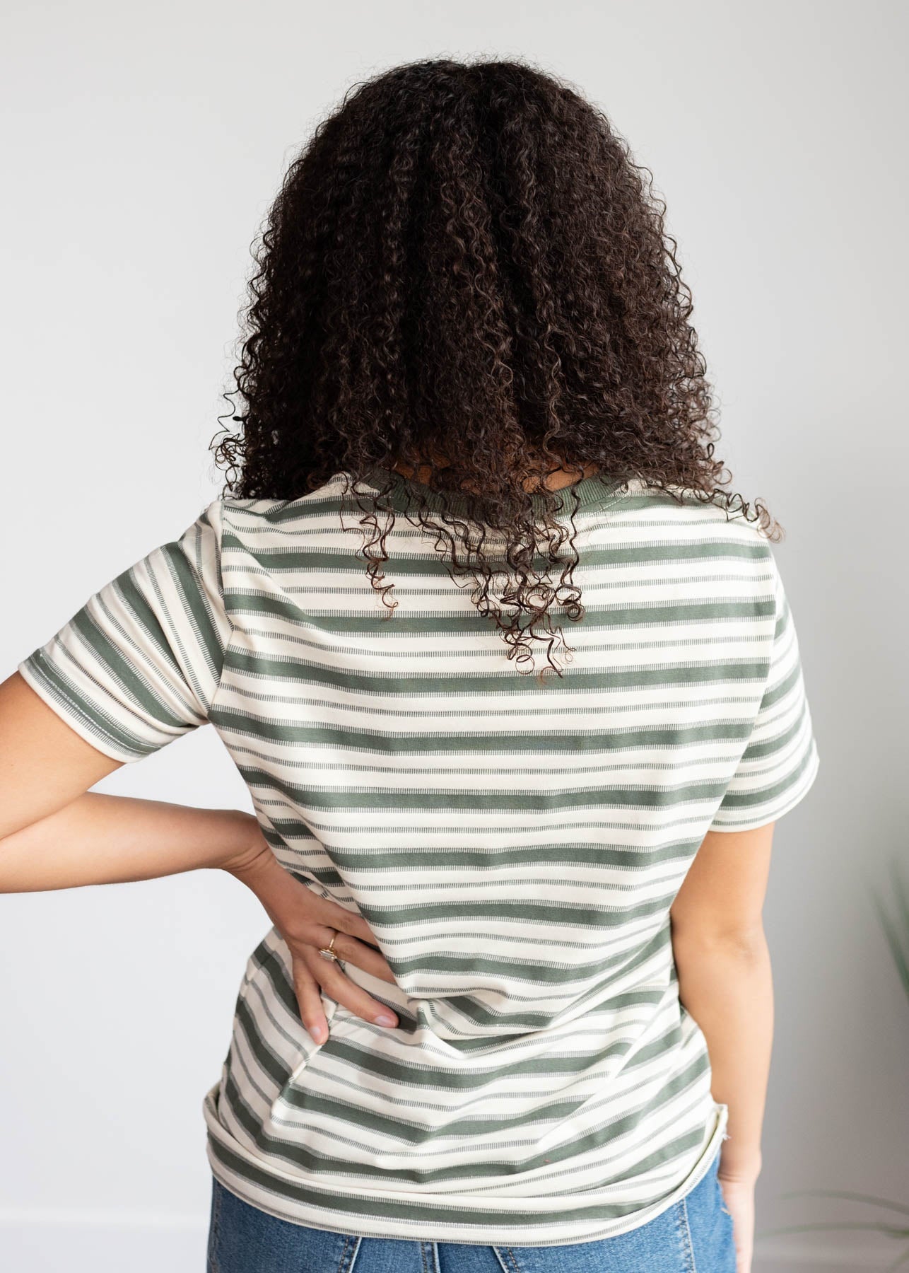 Meghan Jade Stripe Top