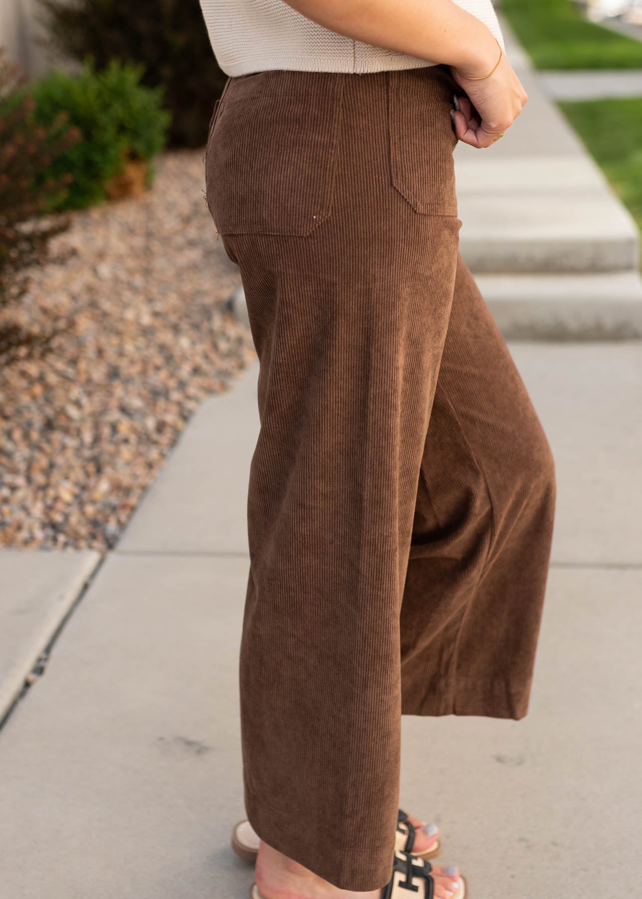 Mikaela Brown Corduroy Pants