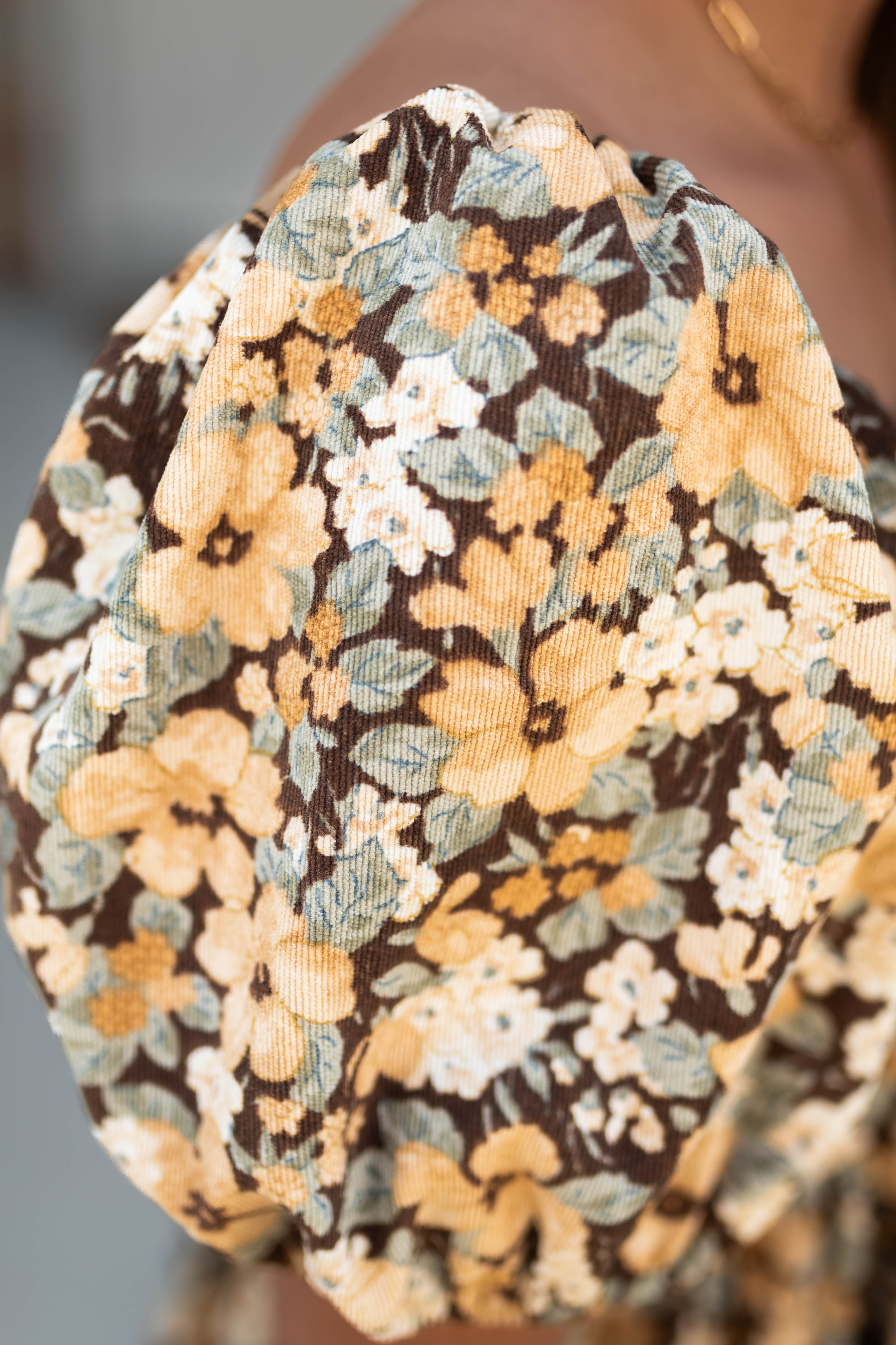 Mikelle Brown Floral Dress