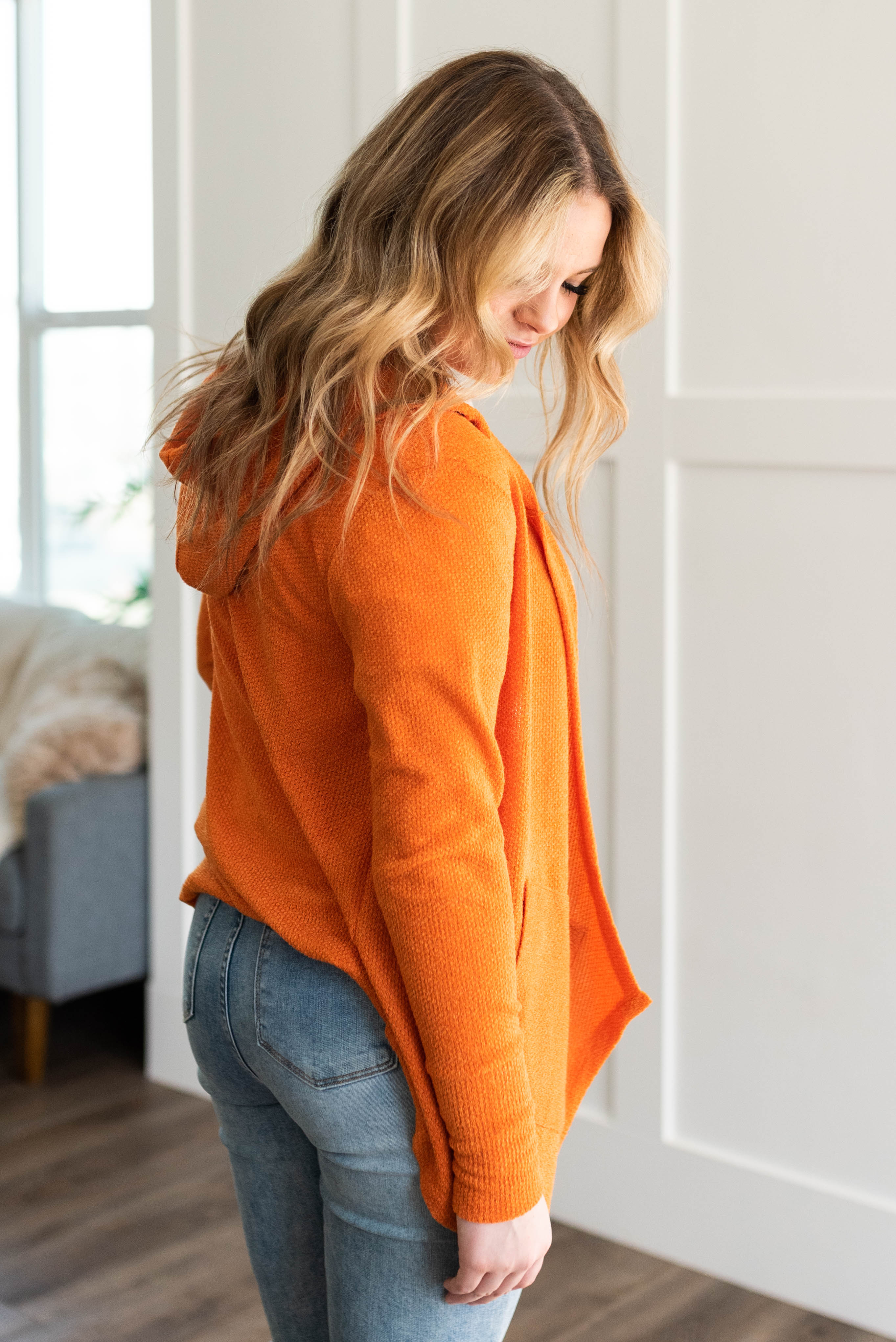 Millie Apricot Orange Cardigan