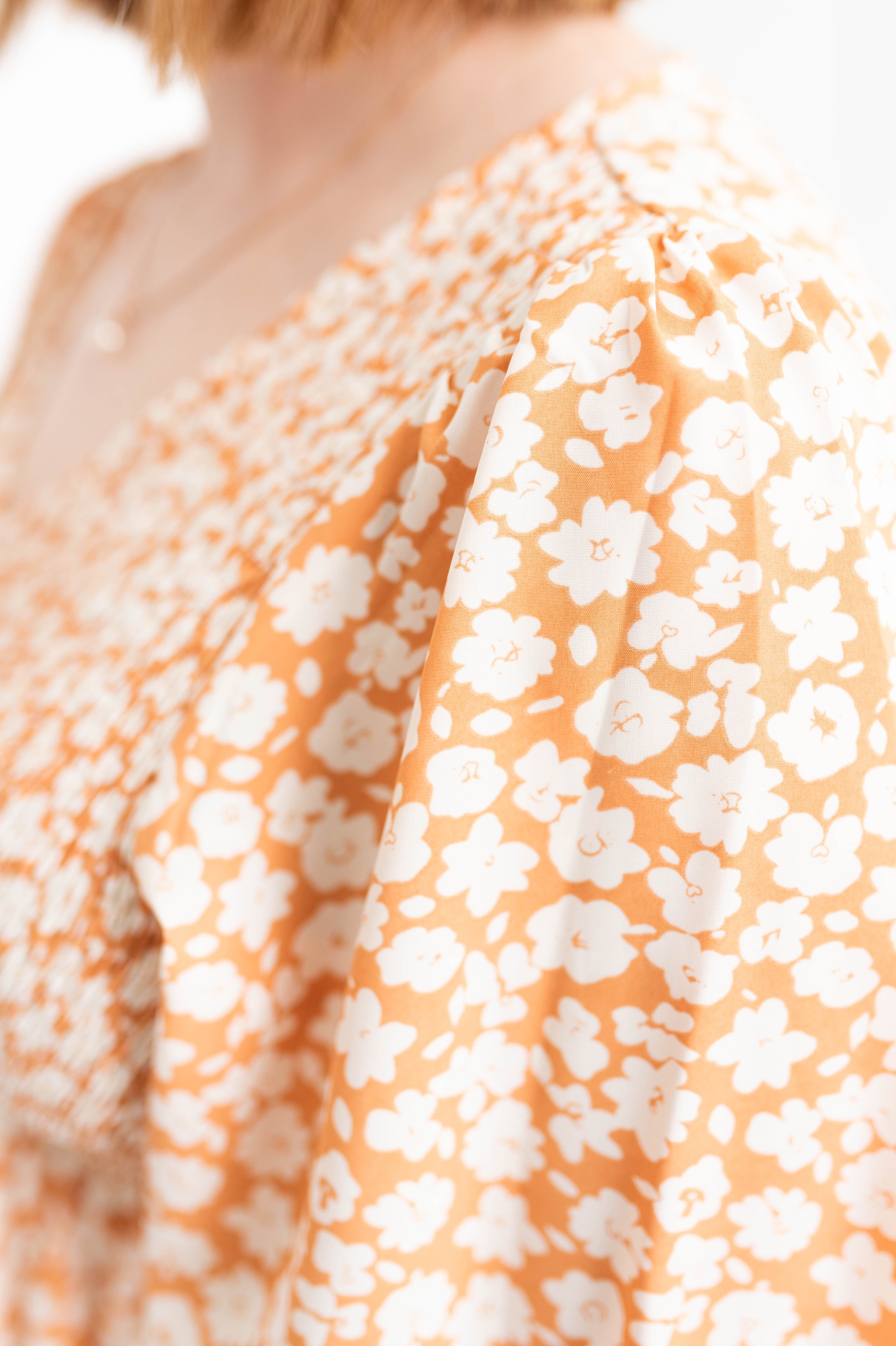 Mira Apricot Dress