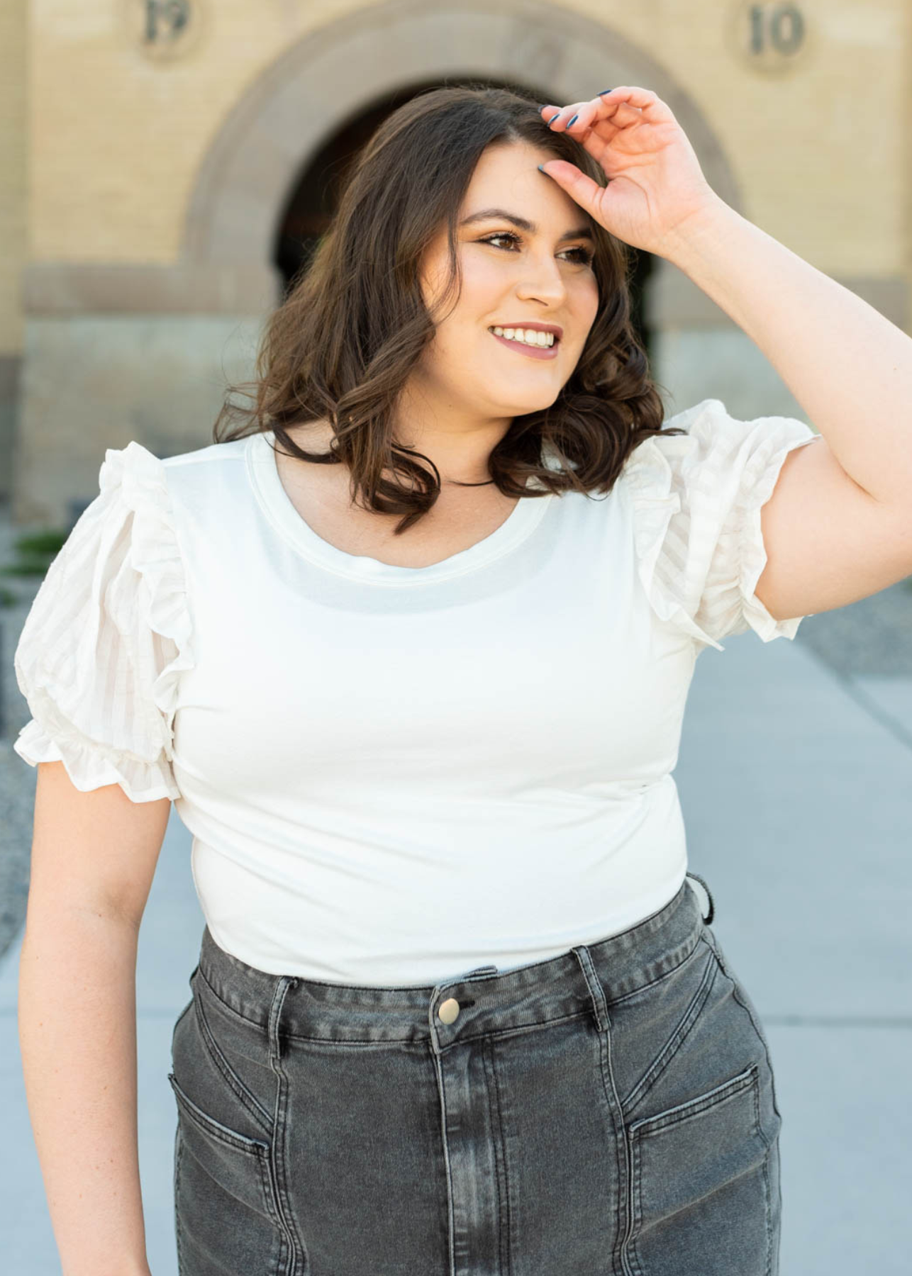Natalia White Top