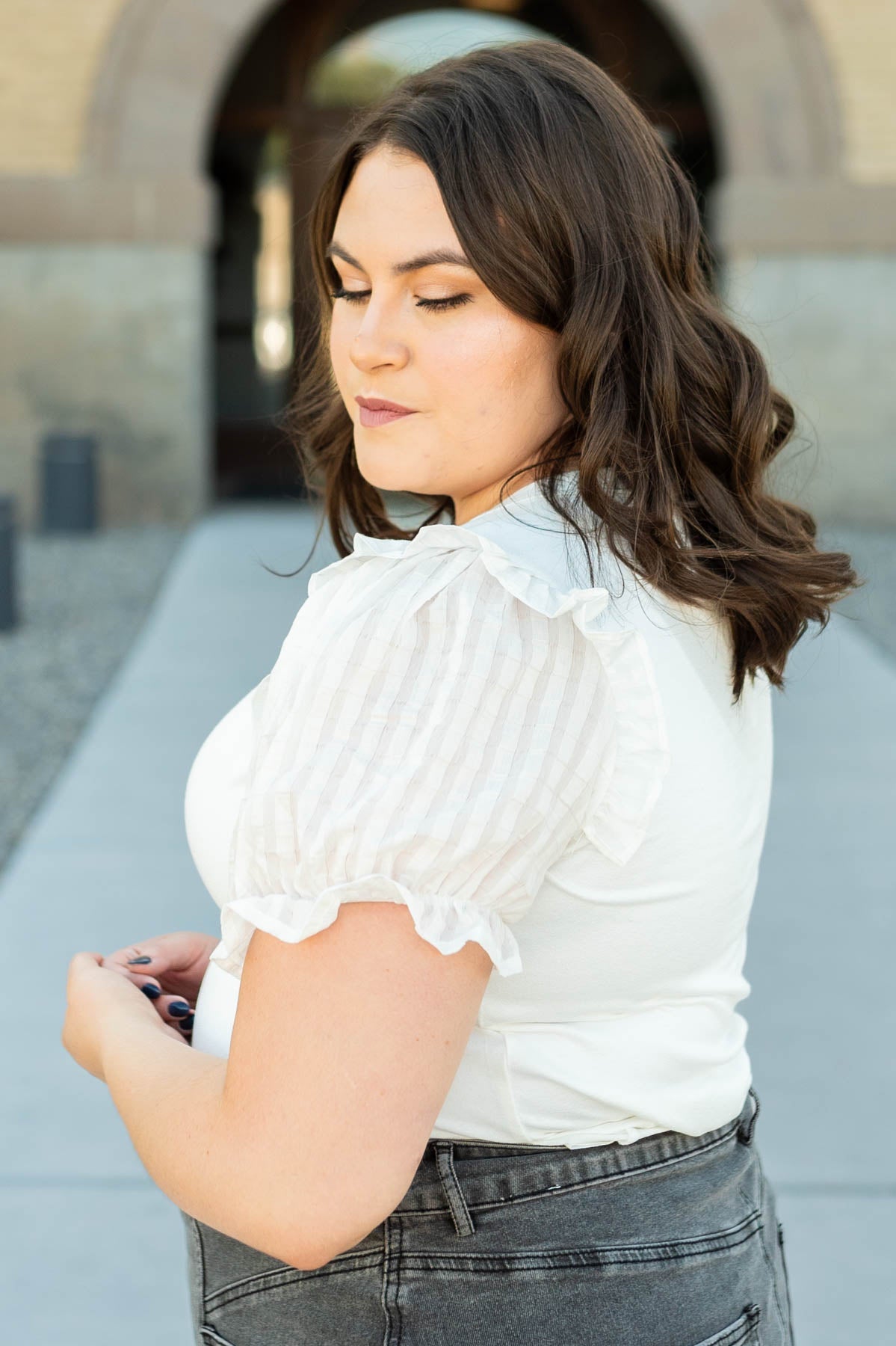 Natalia White Top