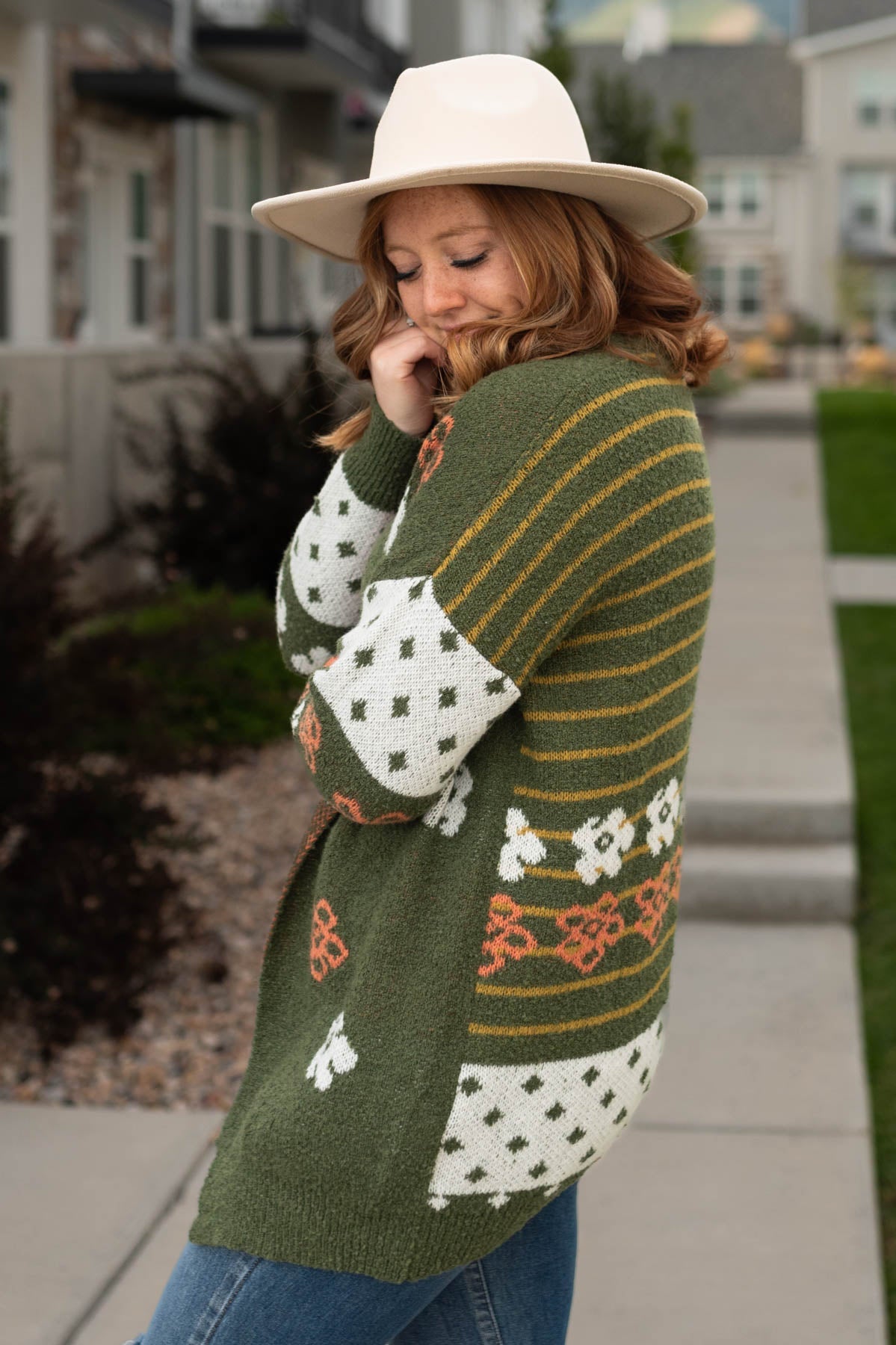 Navita Olive Cardigan