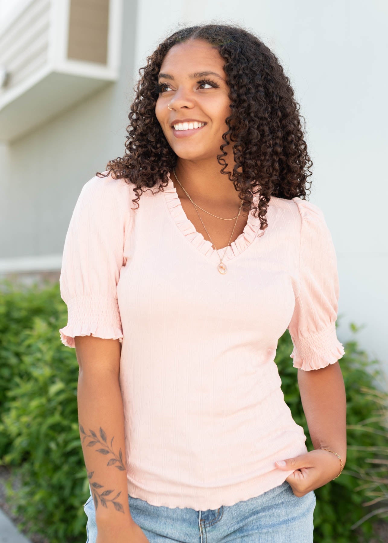 Nicolie Blush Pink Top