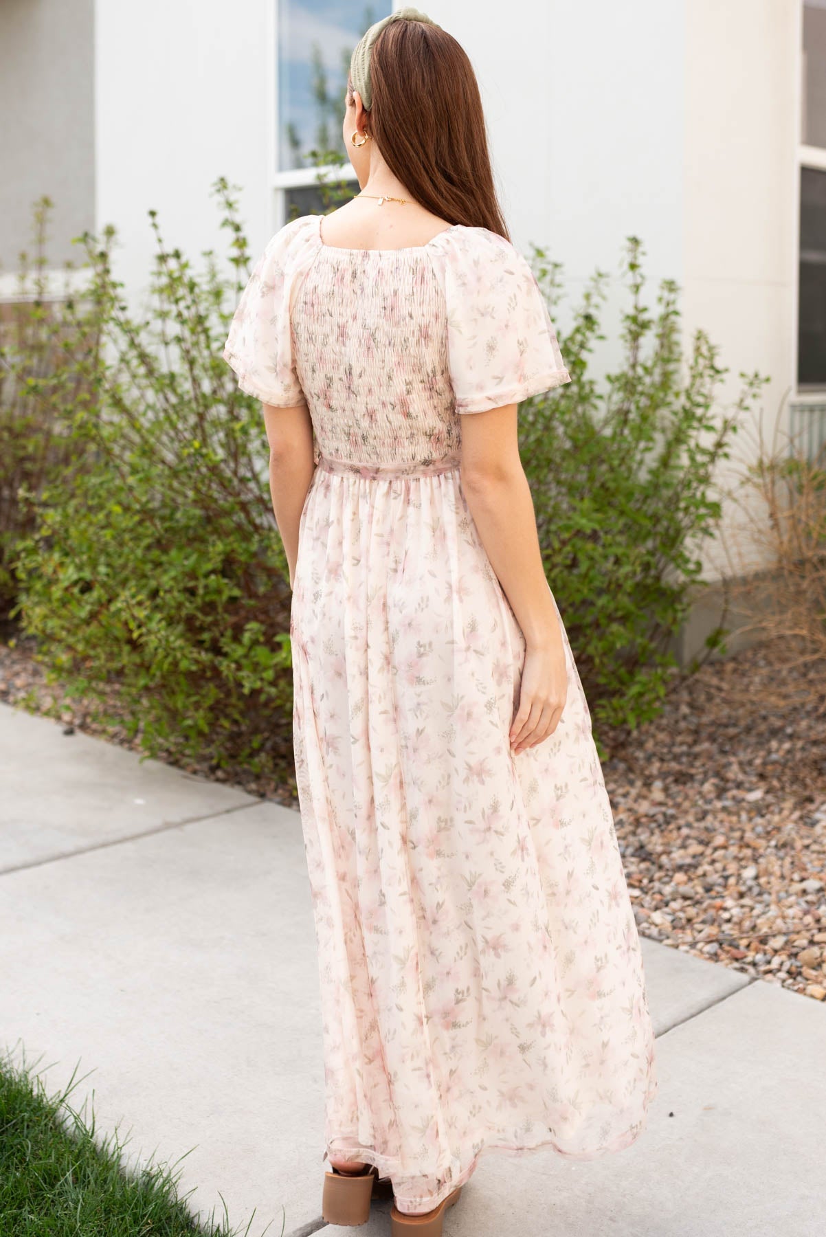 Noemi Ivory Floral Dress