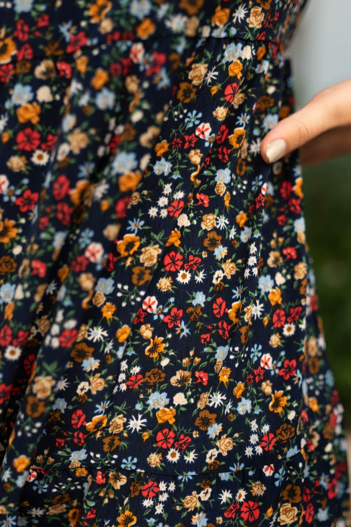 Oakley Navy Floral Dress
