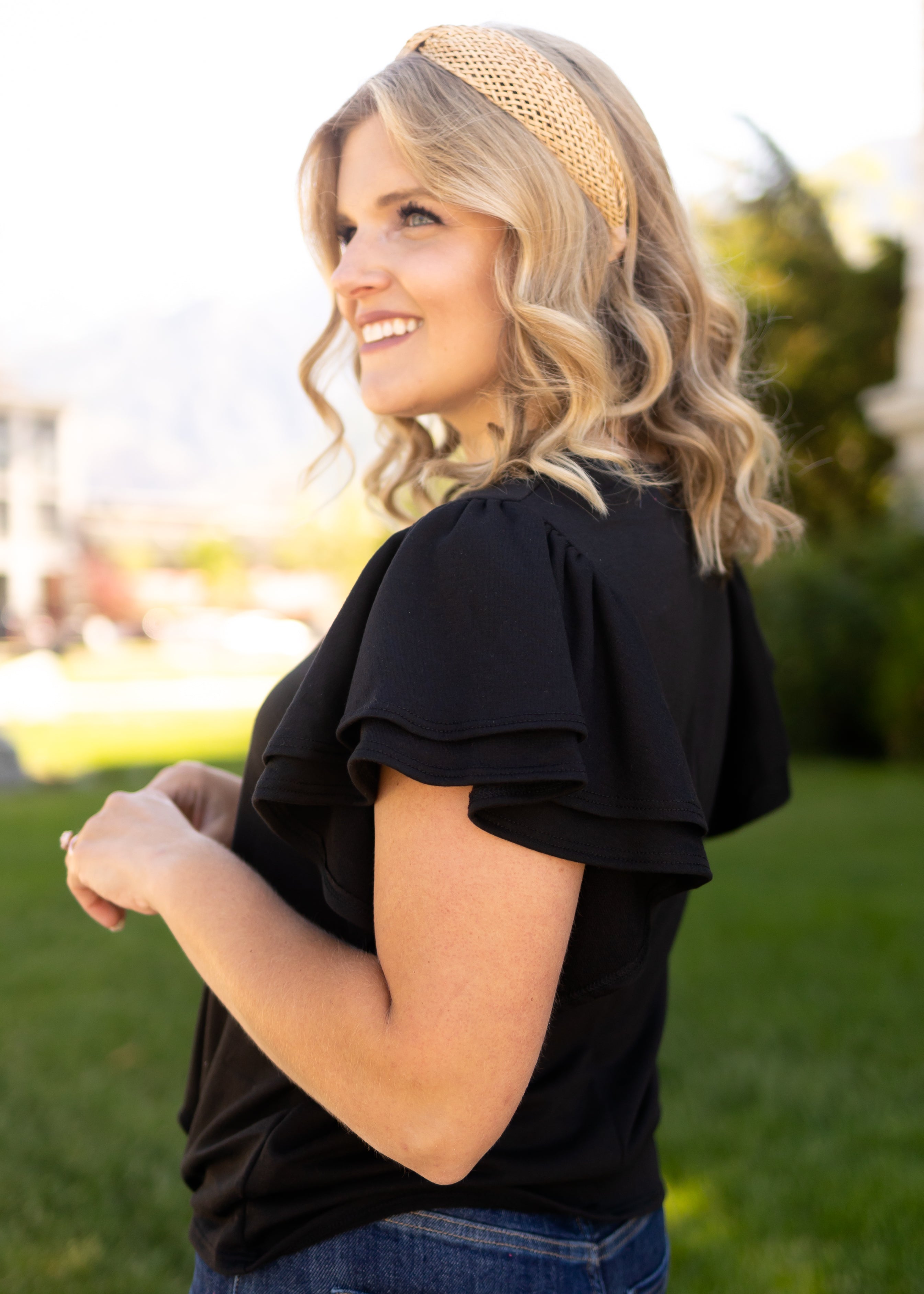 Odelia Black Top