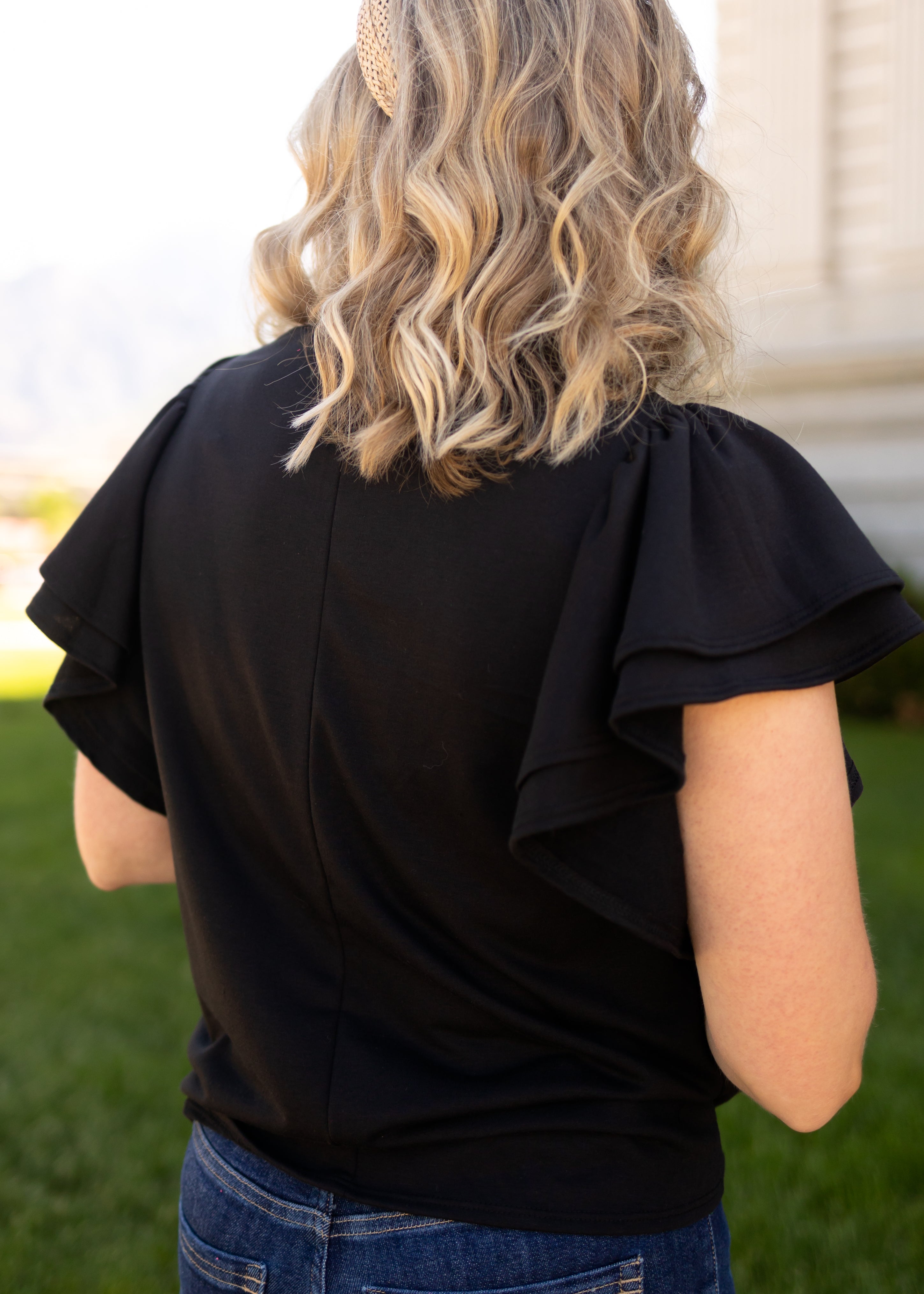 Odelia Black Top