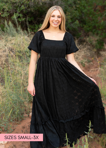 Odessa Black Dress