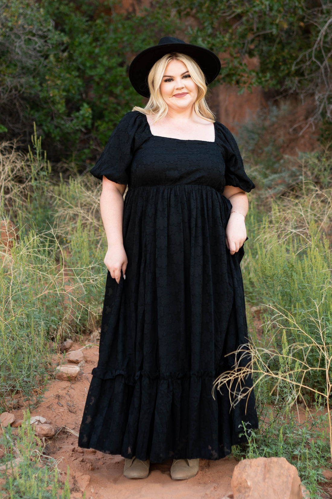 Odessa Black Dress