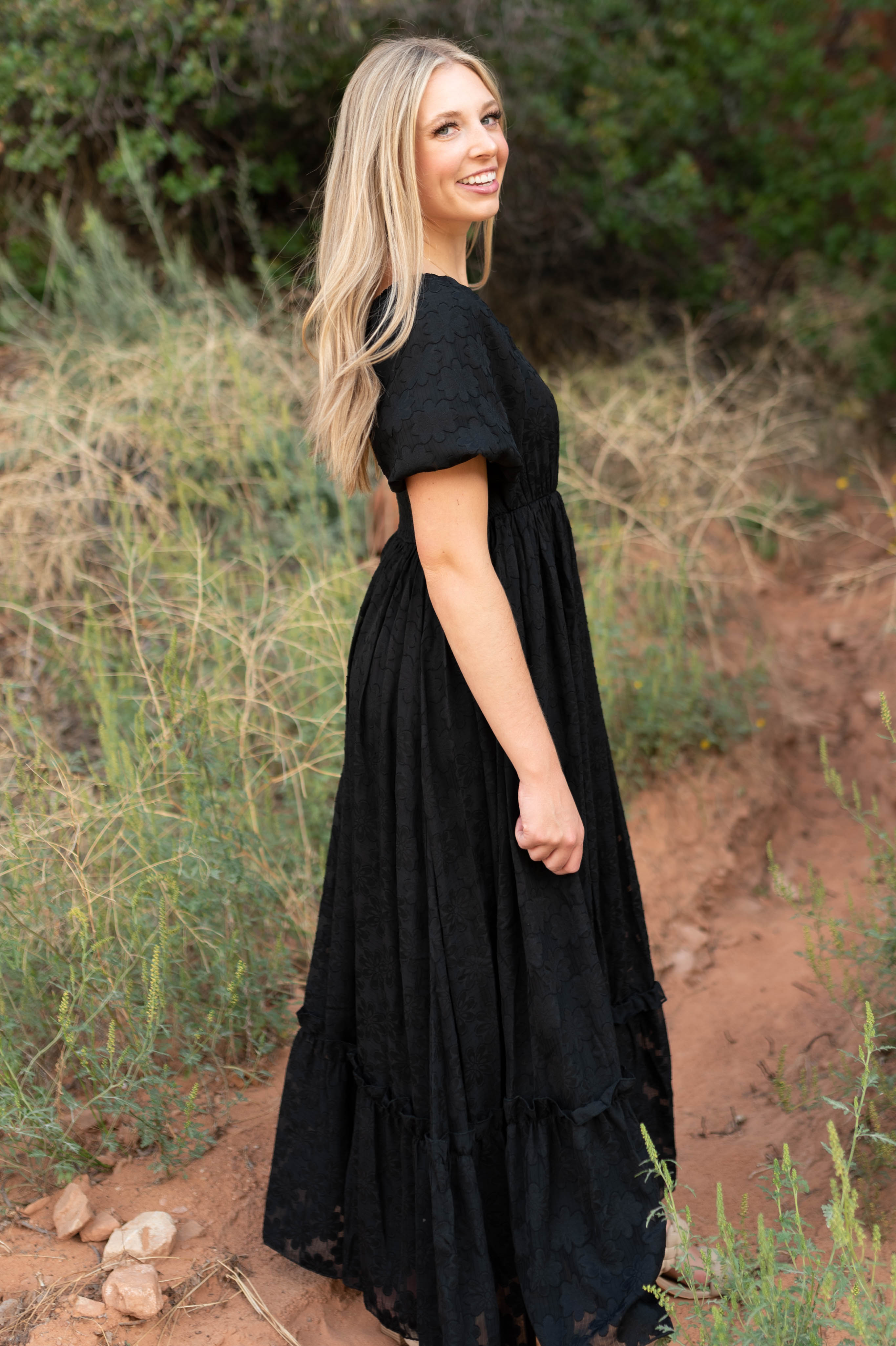 Odessa Black Dress