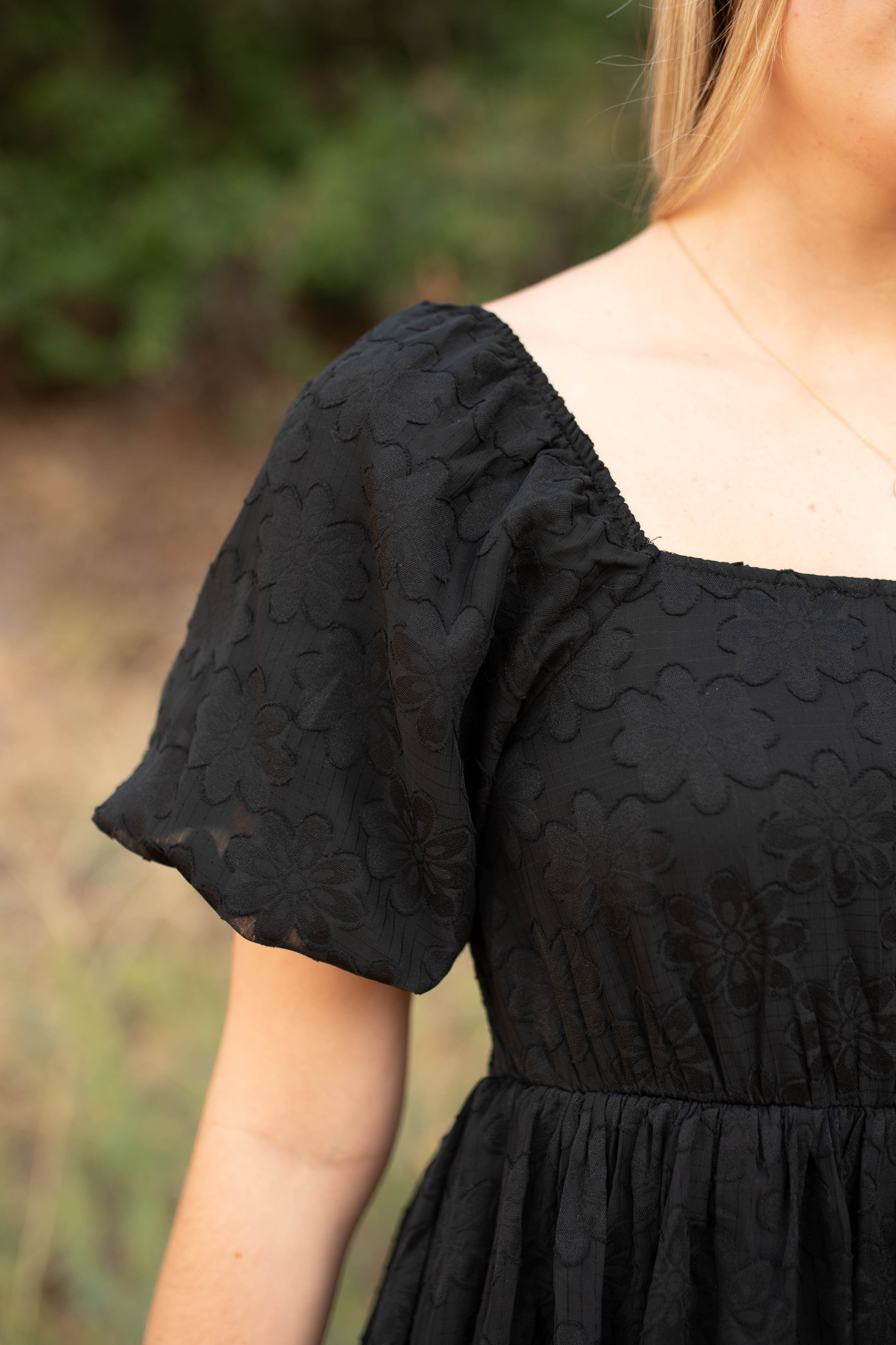 Odessa Black Dress