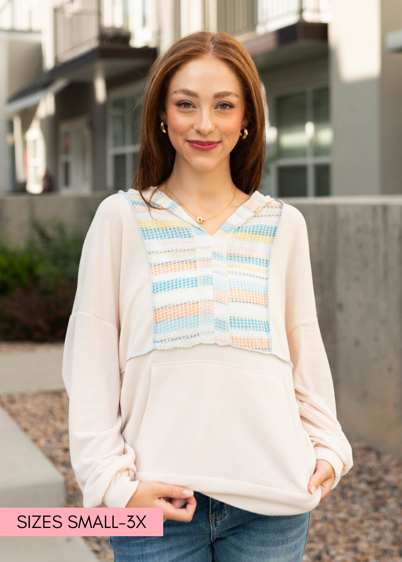 Olivia Oatmeal Top