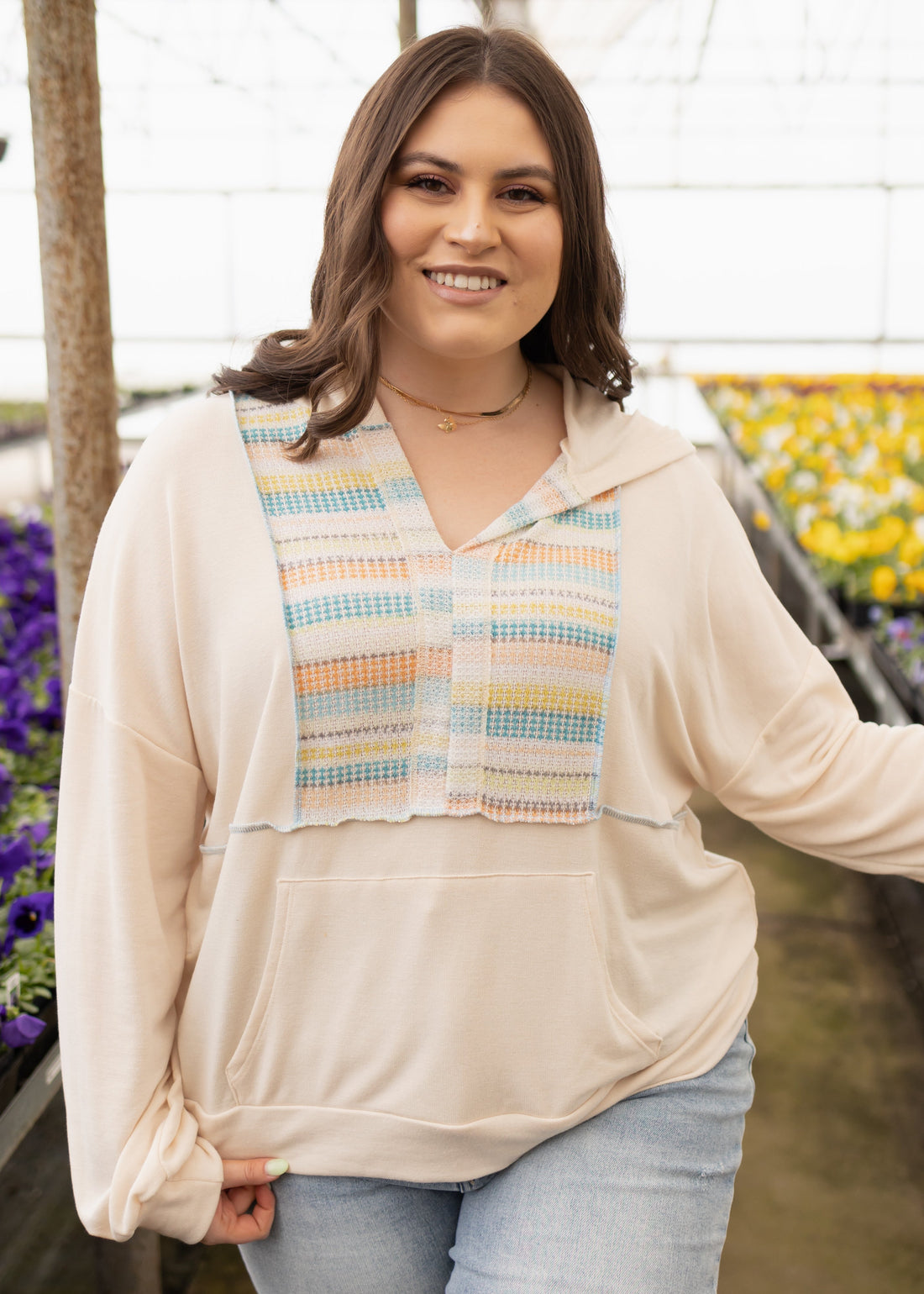 Olivia Oatmeal Top
