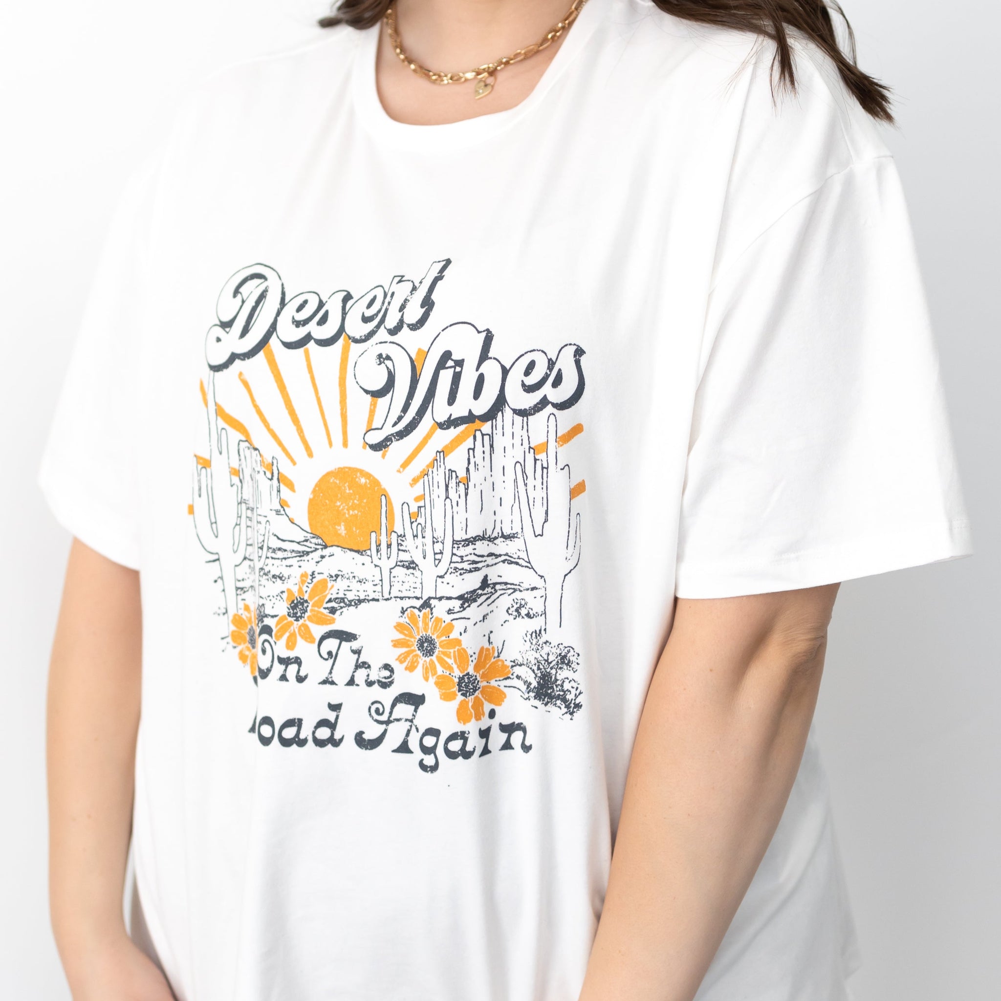 On The Road Again White Tee
