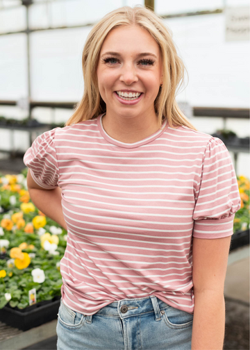 Ophelia Mauve Knit Top
