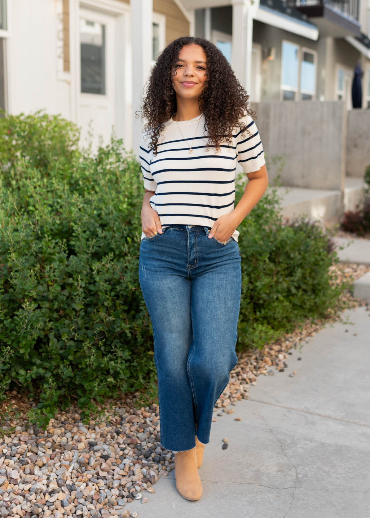 Out Of Sight Wide Leg Jeans