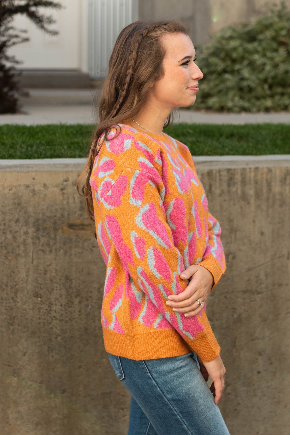 Priya Orange Sweater