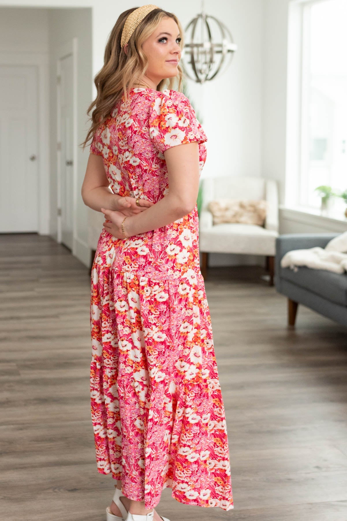 Pyper Fuchsia Floral Dress