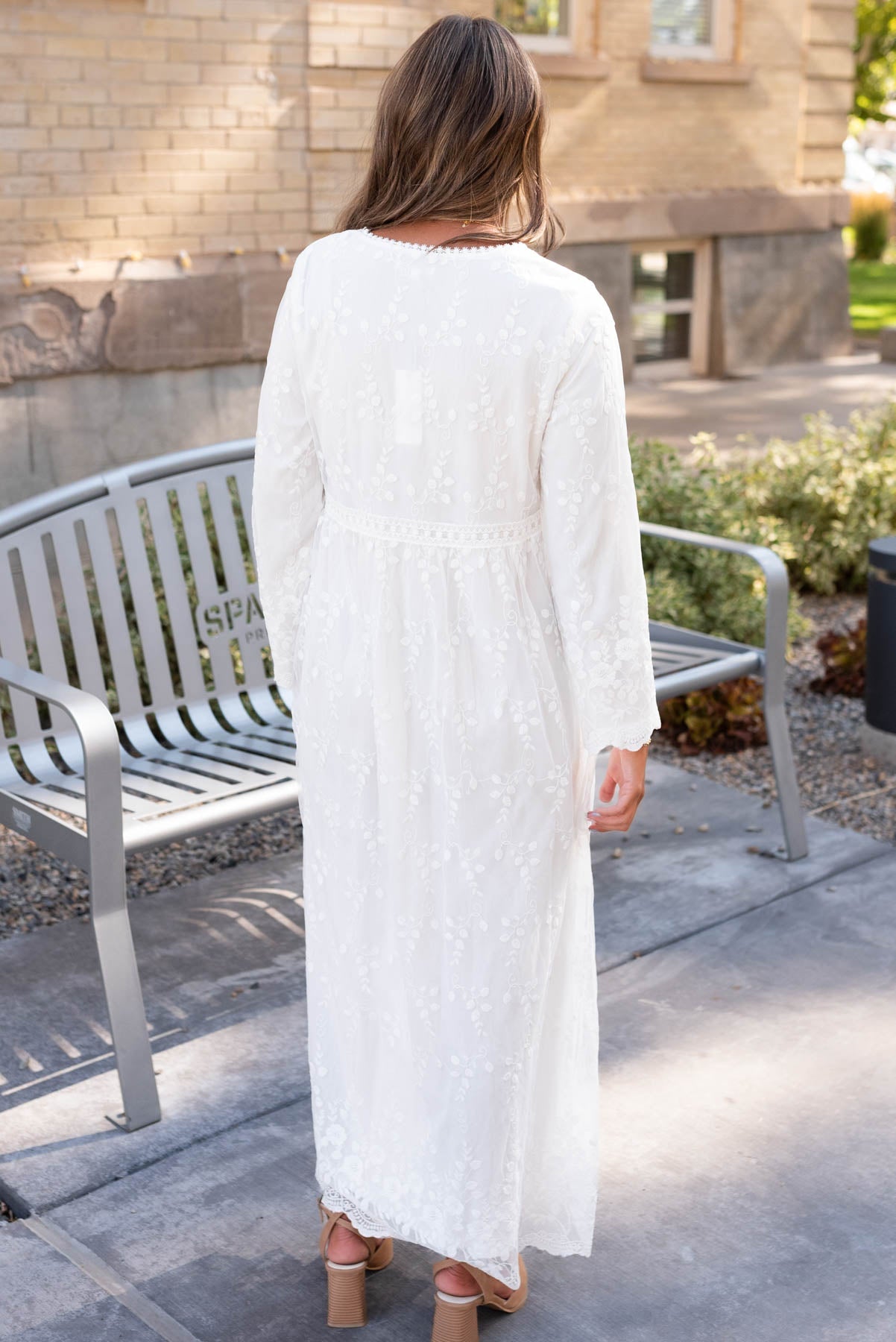 Quincy White Floral Maxi Dress