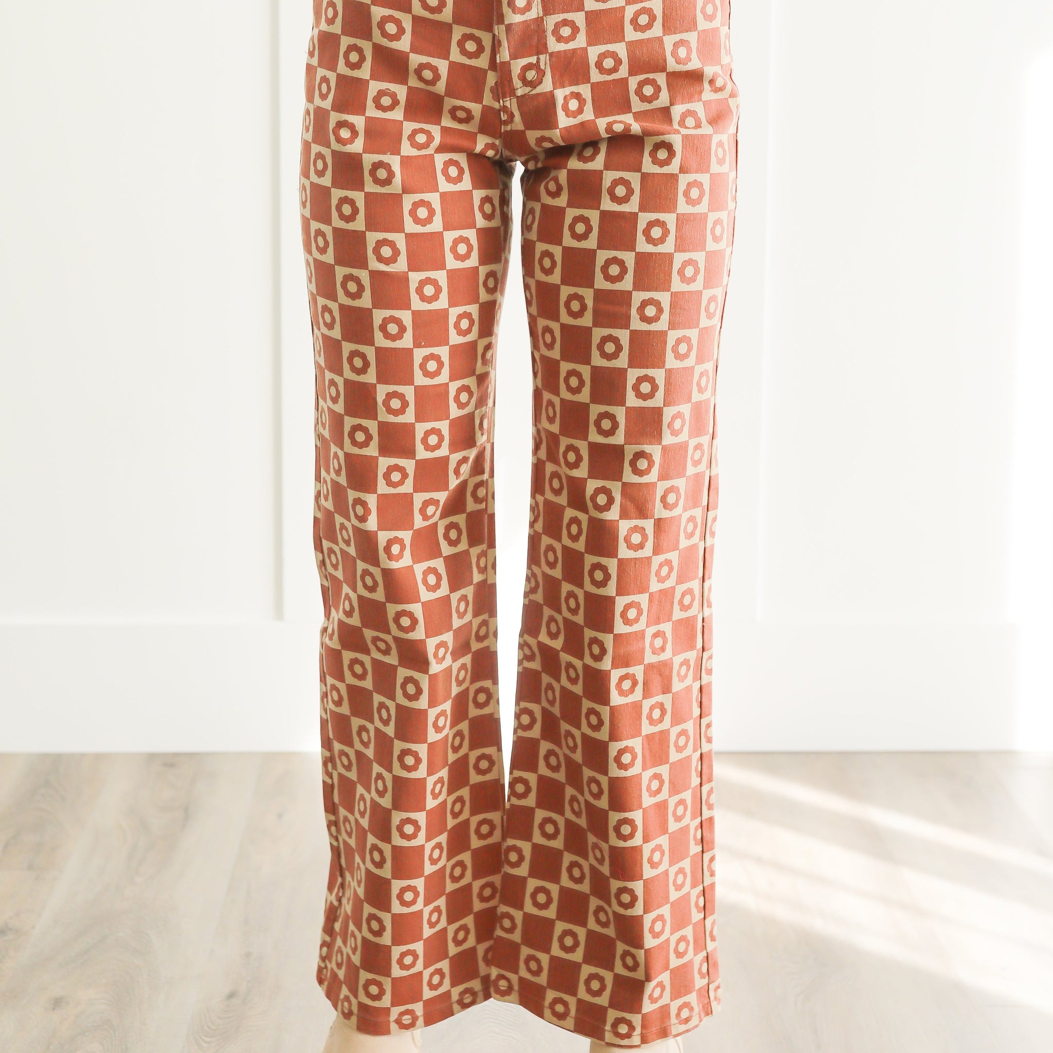 Raylan Brown Floral Pants