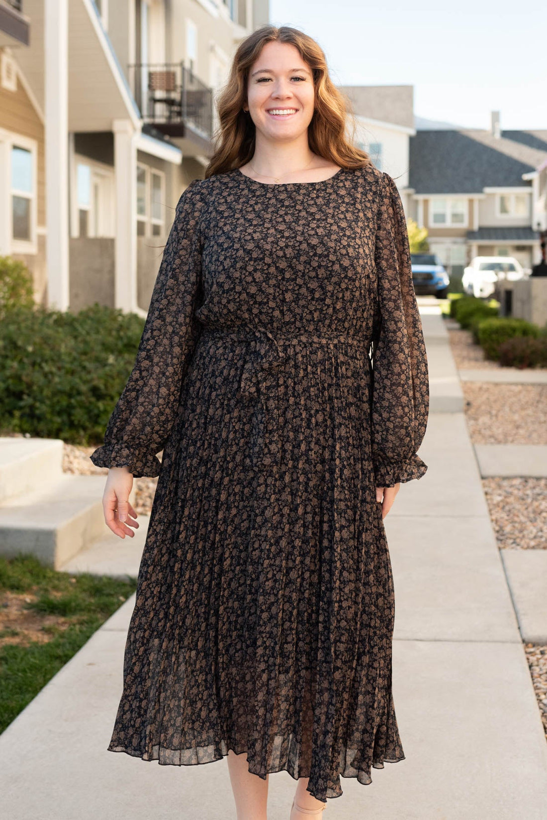 Rayleen Navy Multi Floral Dress