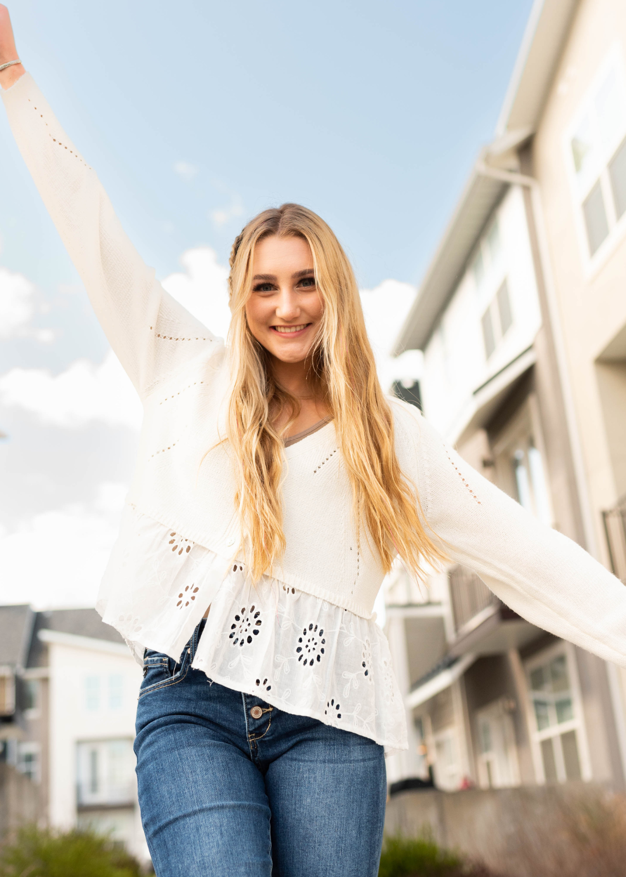 Raynie Off White Cardigan