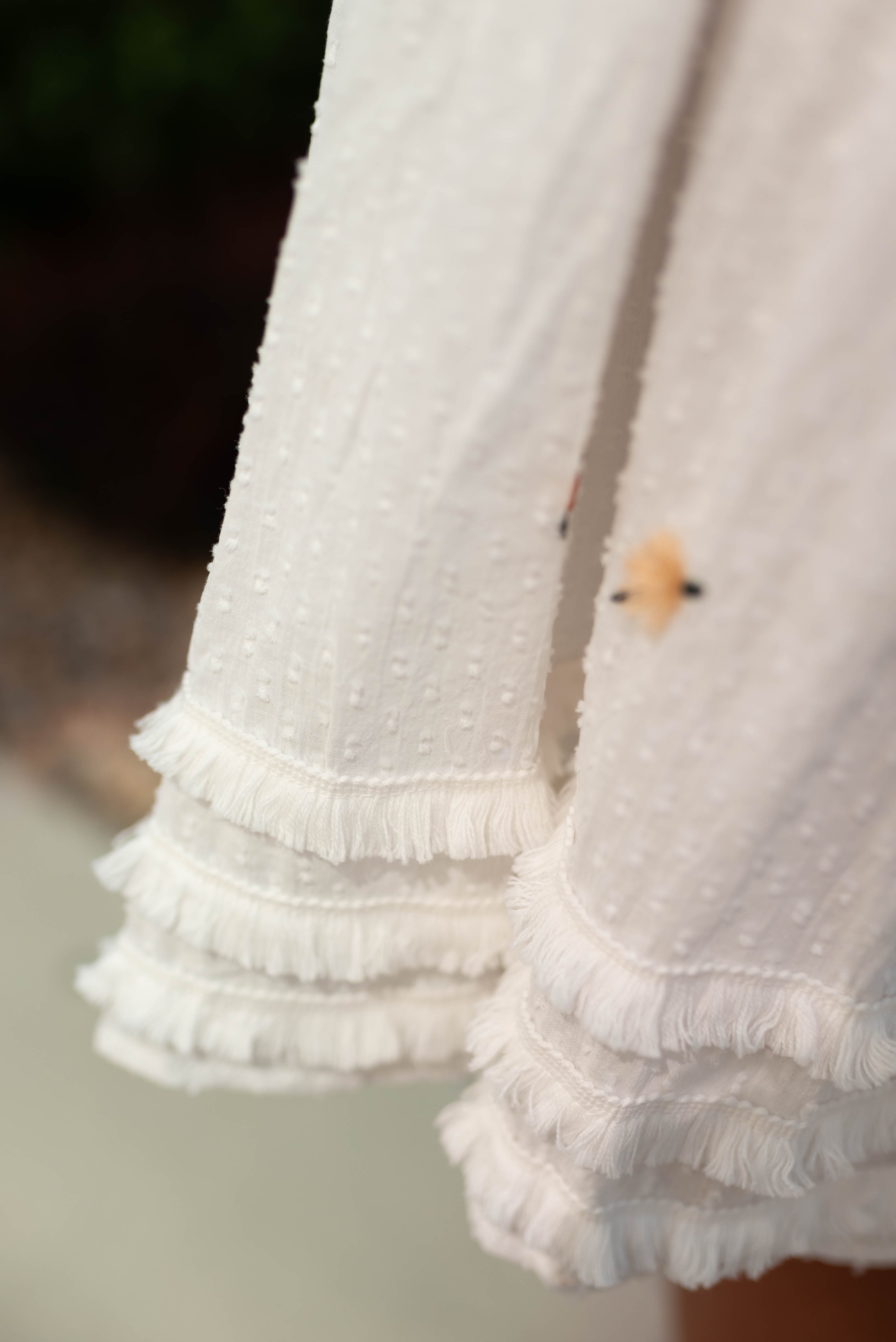 Reba White Dress