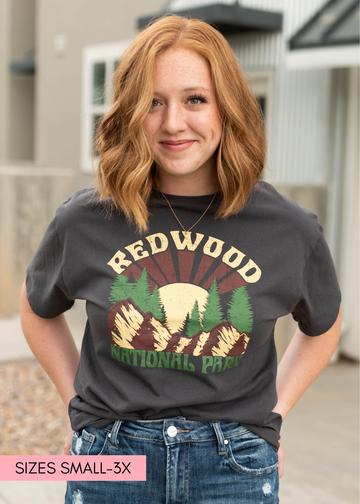 Redwood Charcoal Tee