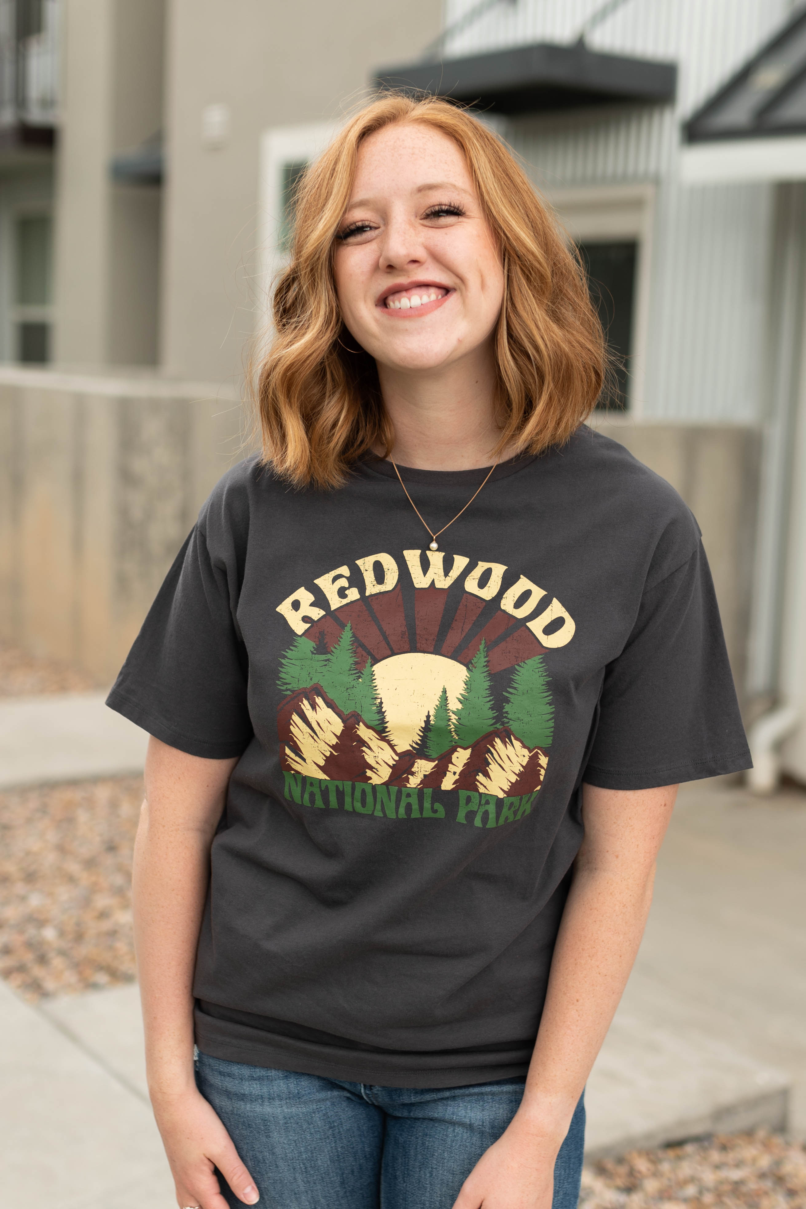 Redwood Charcoal Tee