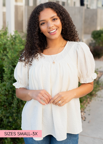 Reese Ivory Blouse