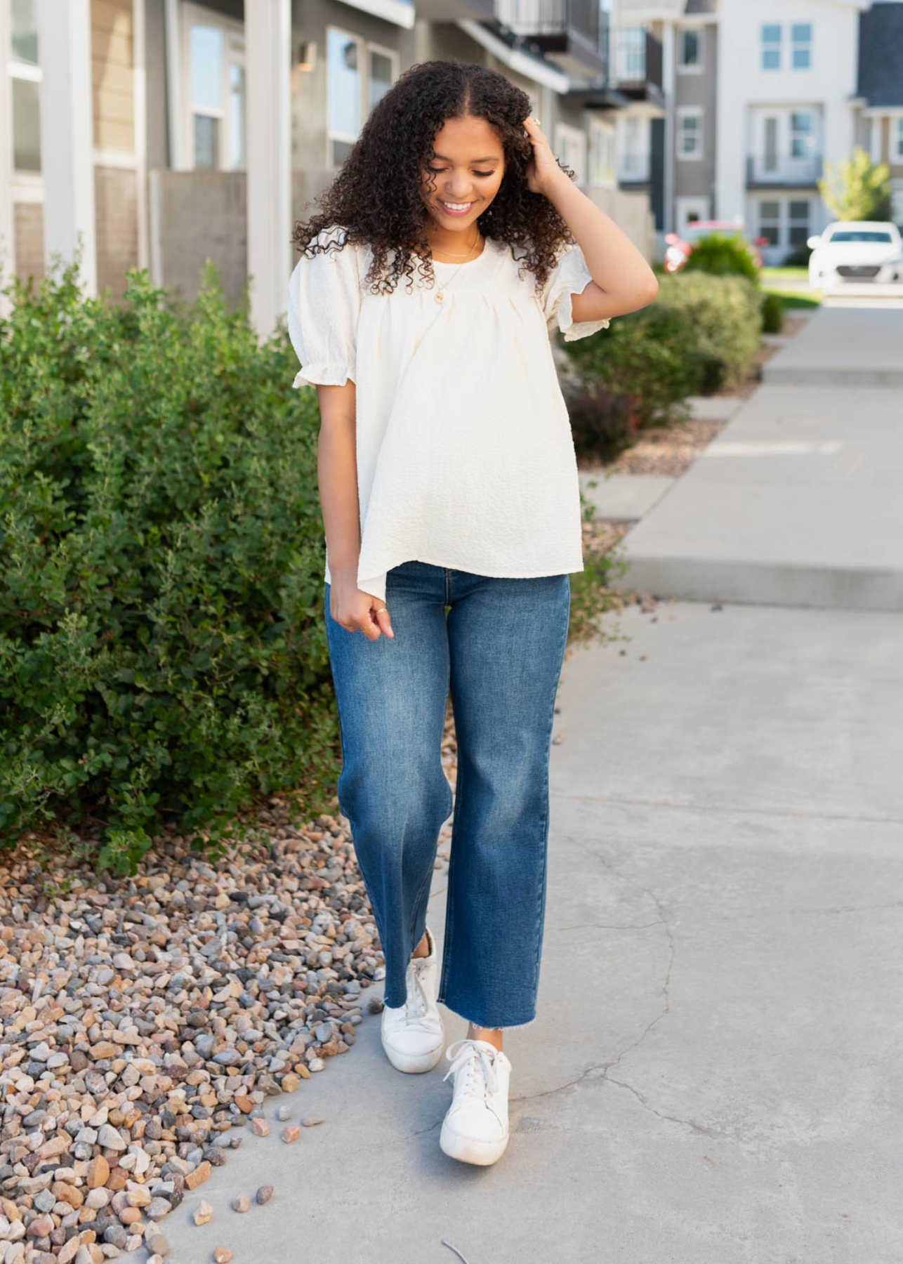 Reese Ivory Blouse
