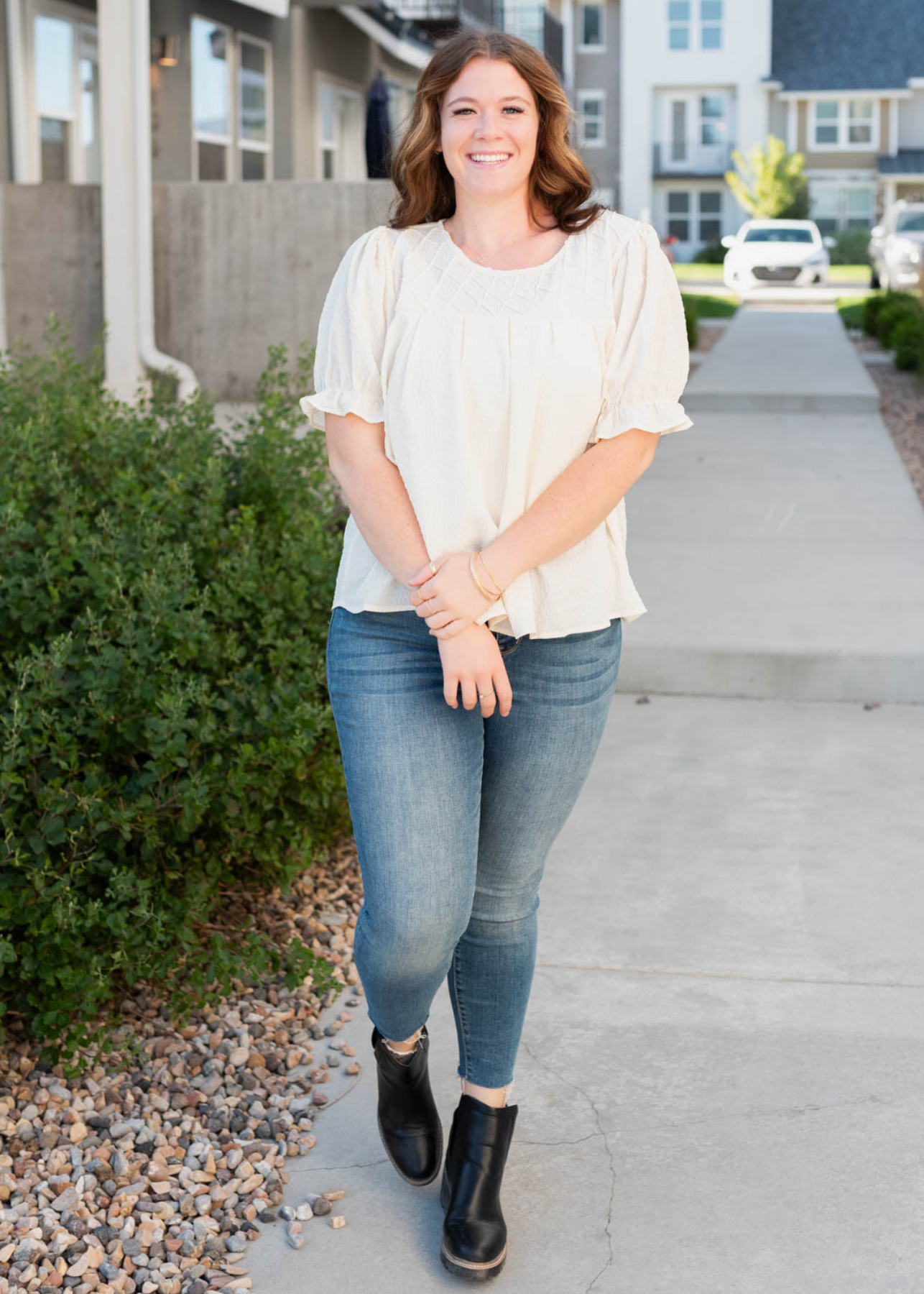 Reese Ivory Blouse
