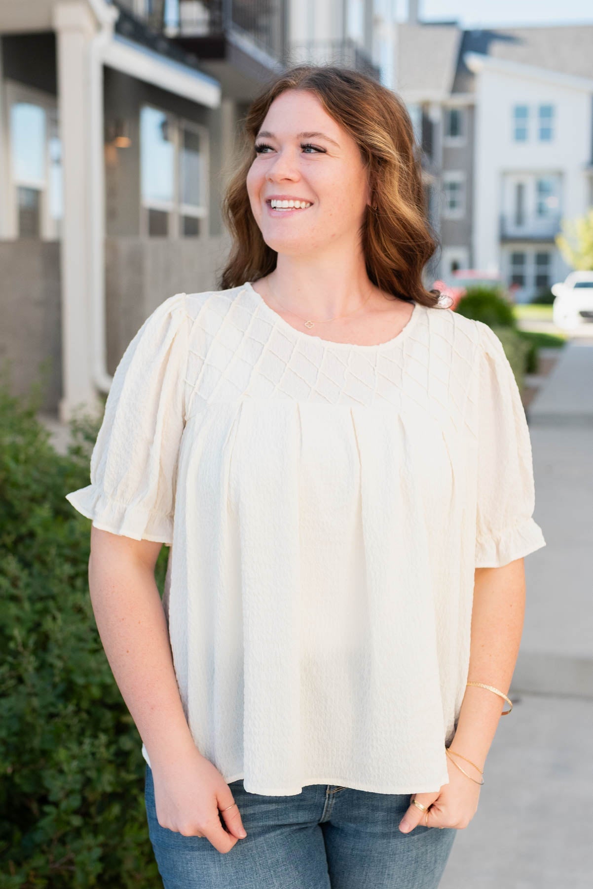 Reese Ivory Blouse
