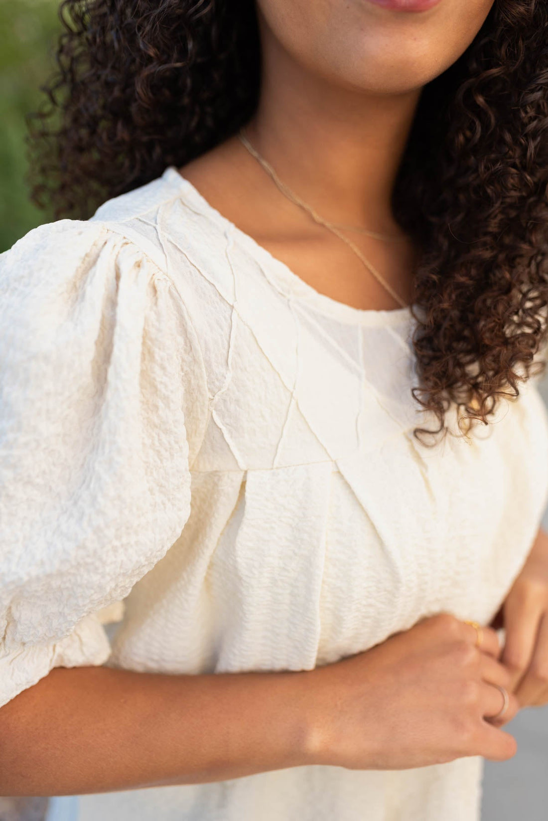 Reese Ivory Blouse